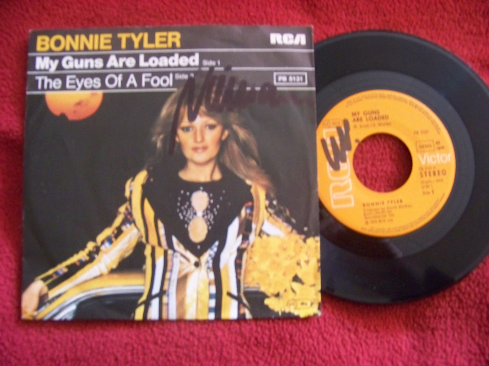 Bonnie Tyler – My guns are loaded / The eyes of a fool | RCA Records PB  5131