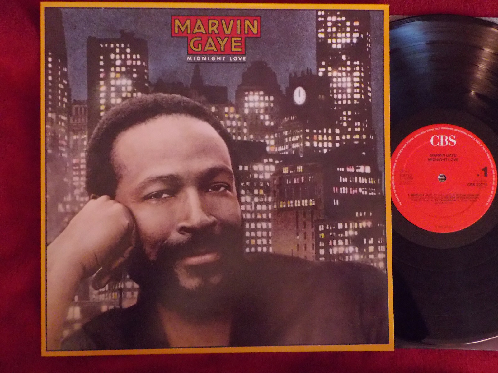 Marvin Gaye – Midnight Love | CBS LP, Niederlande 1982