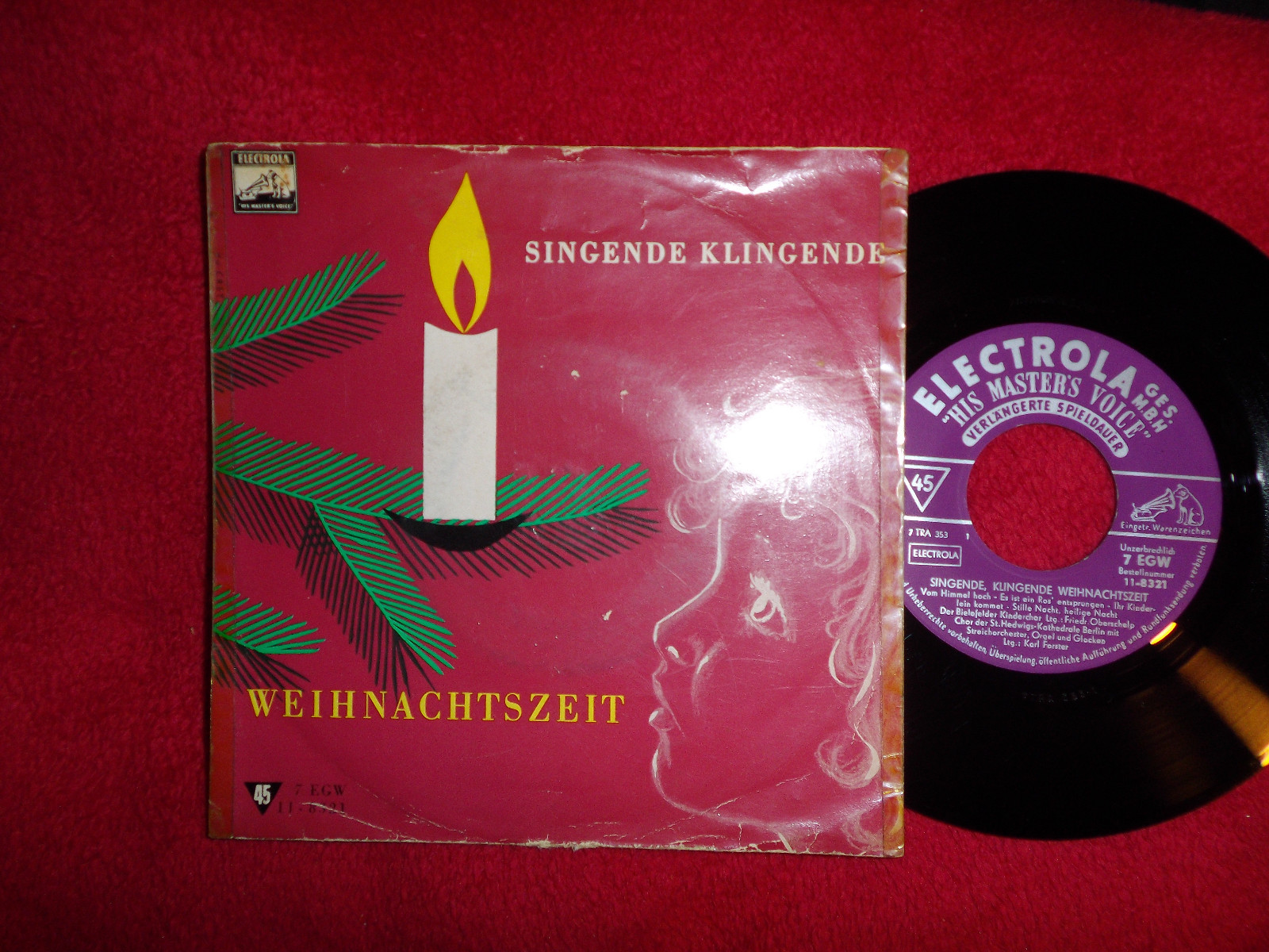 Der Bielefelder Kinderchor – Singende klingende Weihnachtszeit (Electrola Records, 7 EGW 11-8321)