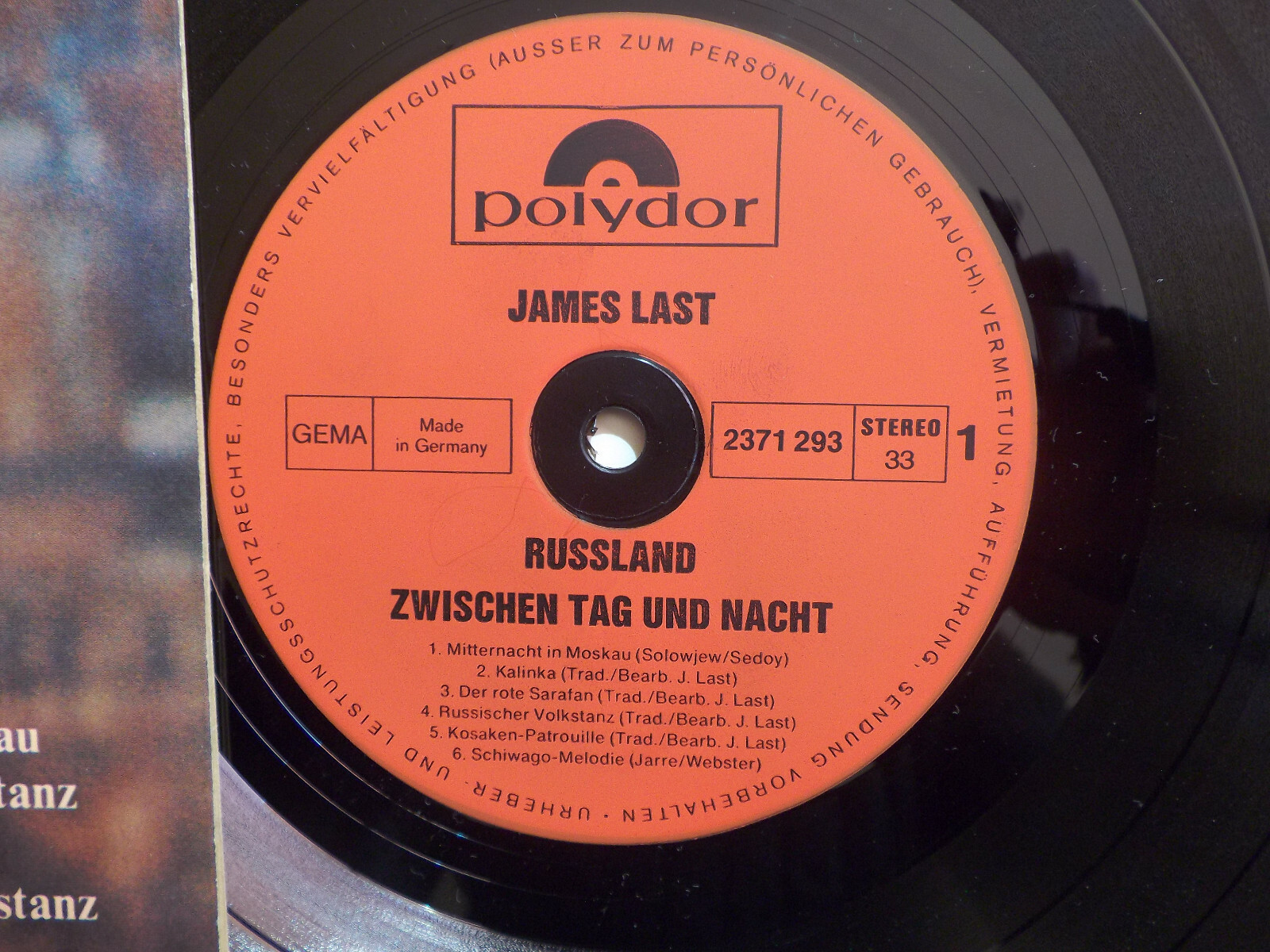 James Last – Zwischen Tag und Nacht | Polydor LP, Bild 2