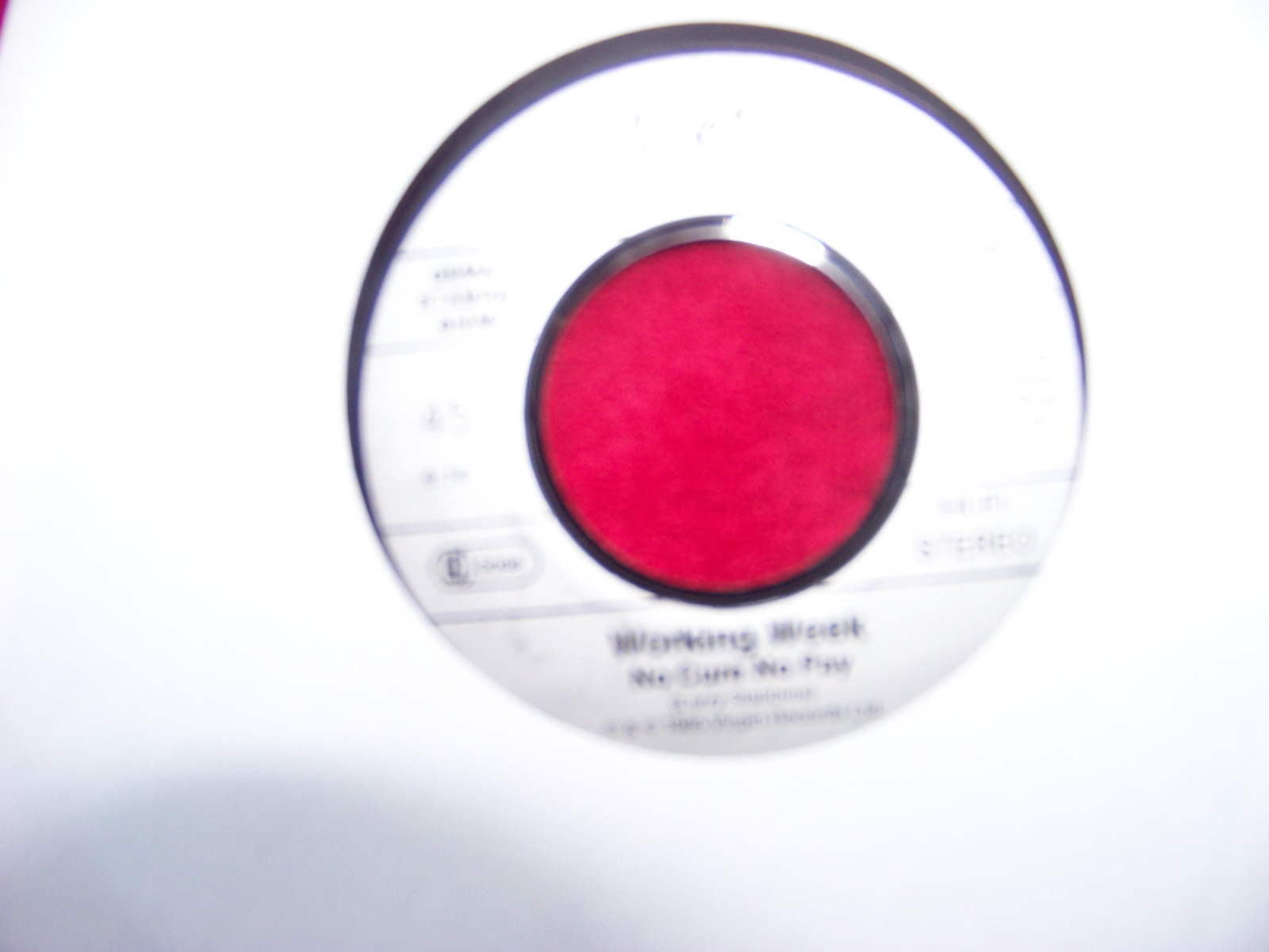 Working Week – Inner City Blues / No Cure No Pay (Virgin Records, 1985), Bild 2