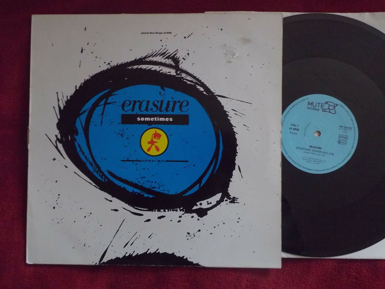Erasure – Sometimes (Shiver Mix) / Sexuality (Private Mix) + Senseless (C.D. Mix) | Maxi-Single