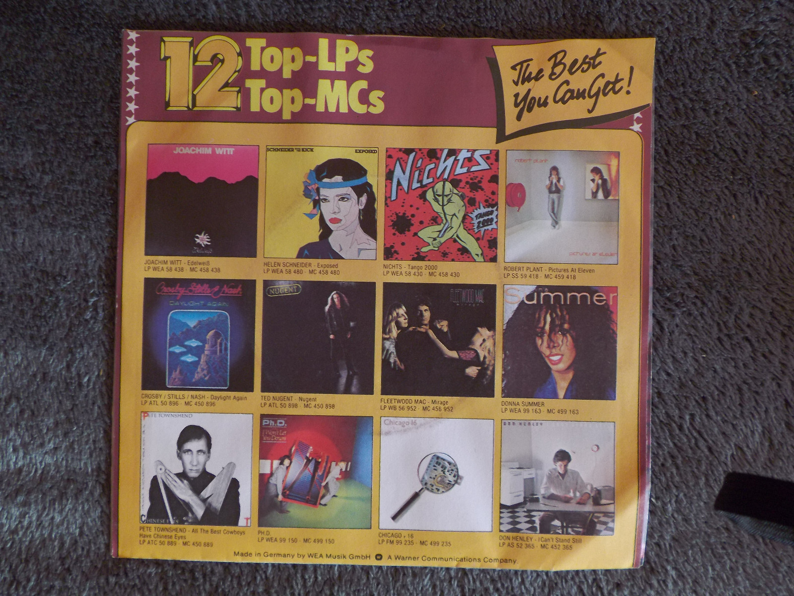 Peter Schilling – Major Tom / Ich hab´ keine Lust (7″-Single), Bild 3