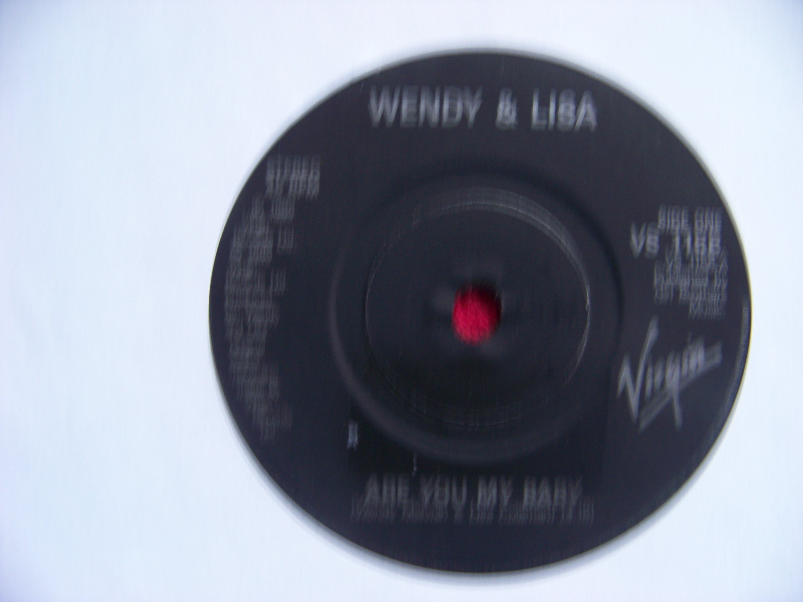 Wendy & Lisa – Are You My Baby / Happy Birthday · Virgin · Single