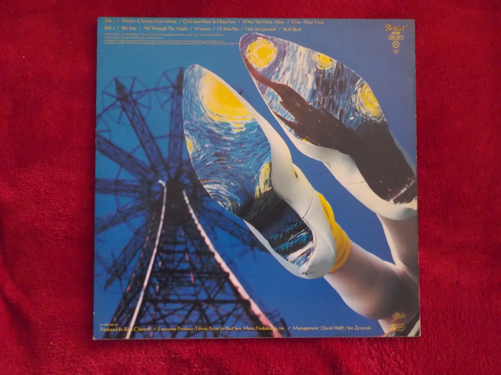 Cyndi Lauper – She´s so unusual (LP, Portrait Records, PRT 25792, 1983), Bild 4