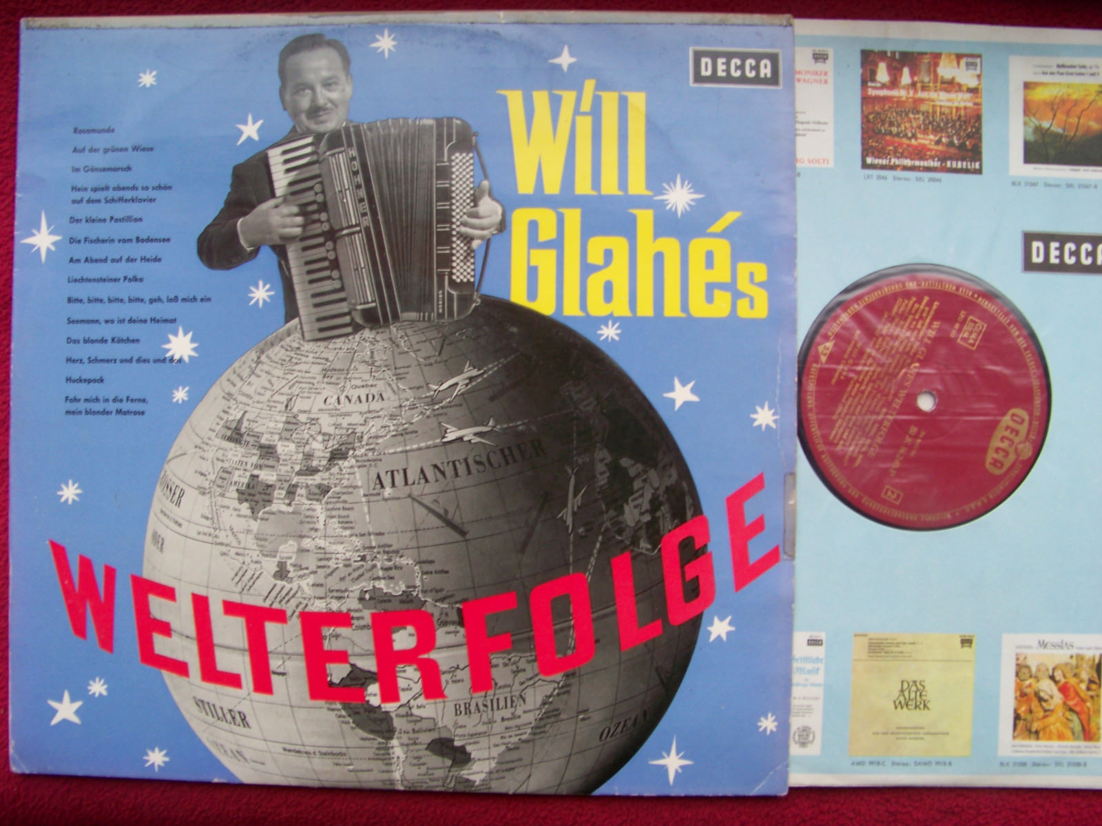 Will Glahe – Will Glahe´s Welterfolge (Decca LP)