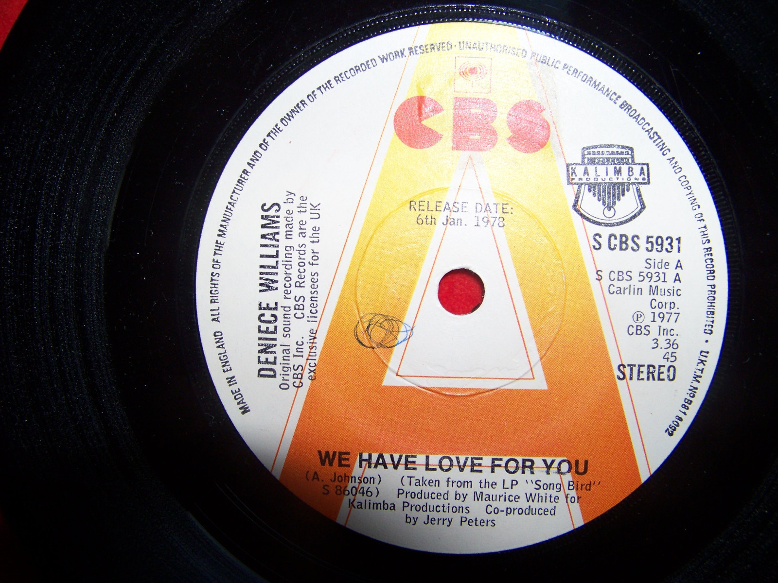 Deniece Williams – We have love for you / Time (CBS Records, 1977, 45 U/min)