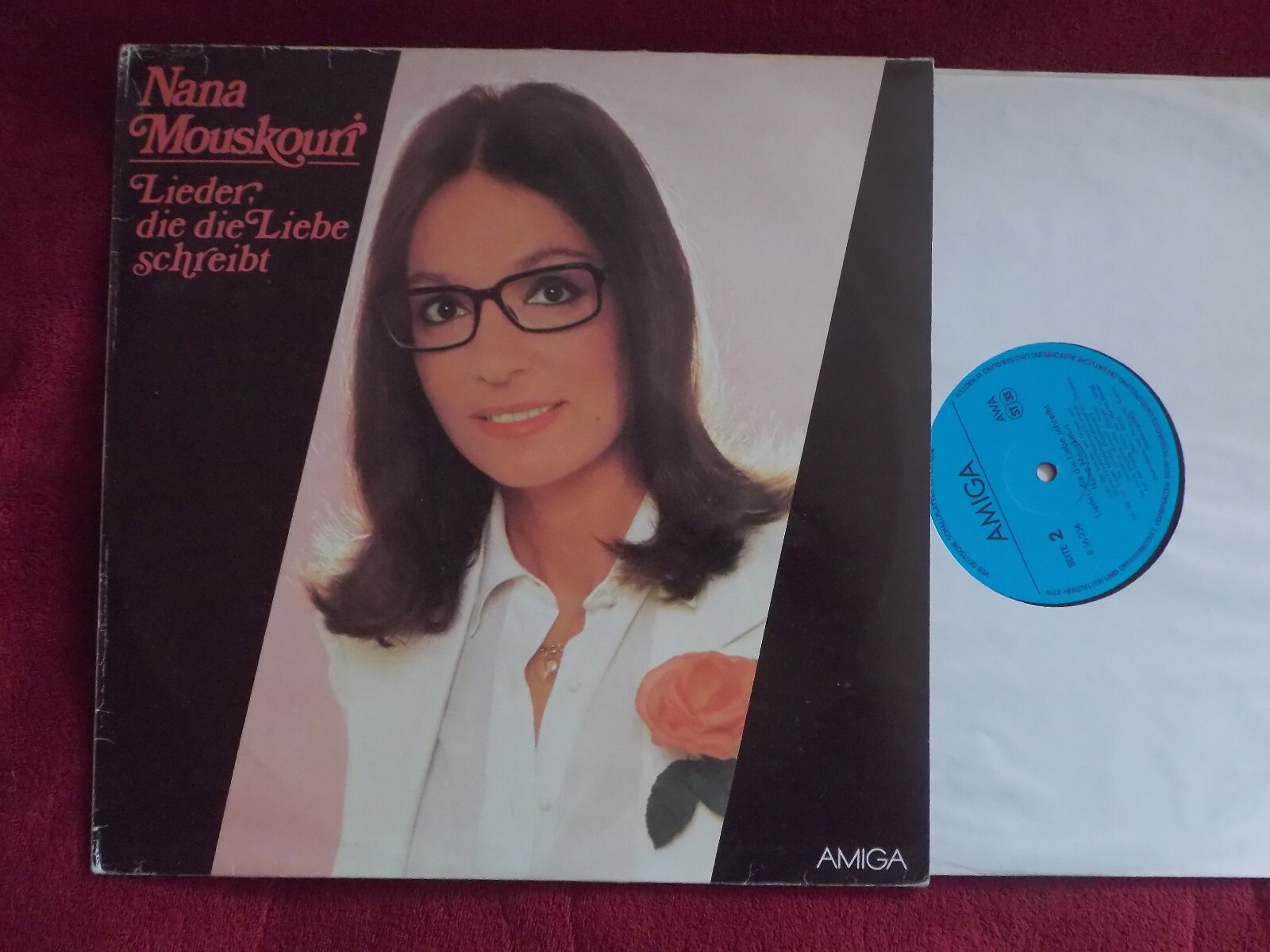 Nana Mouskouri – Lieder, die die Liebe schreibt | Amiga LP, DDR 1987