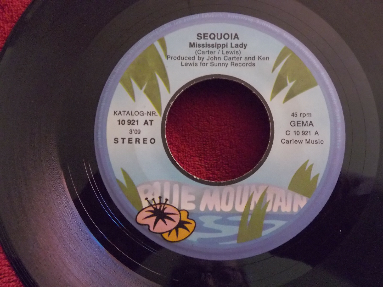 Sequoia – Mississippi Lady / Ballad of San Andreas (Single, 7")