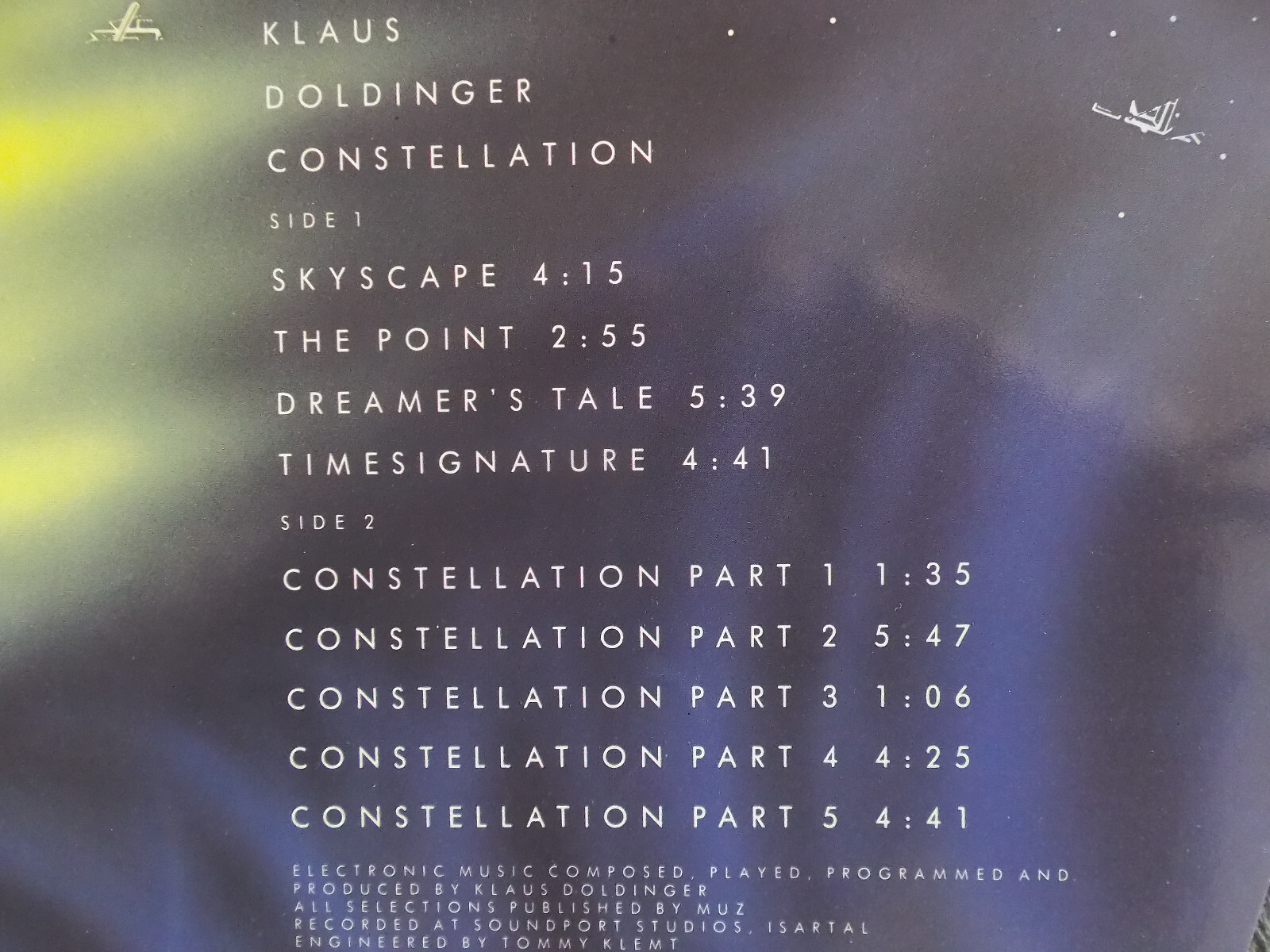 Klaus Doldinger – Constellation | WEA Records 24-0132-1, LP (1983), Bild 3