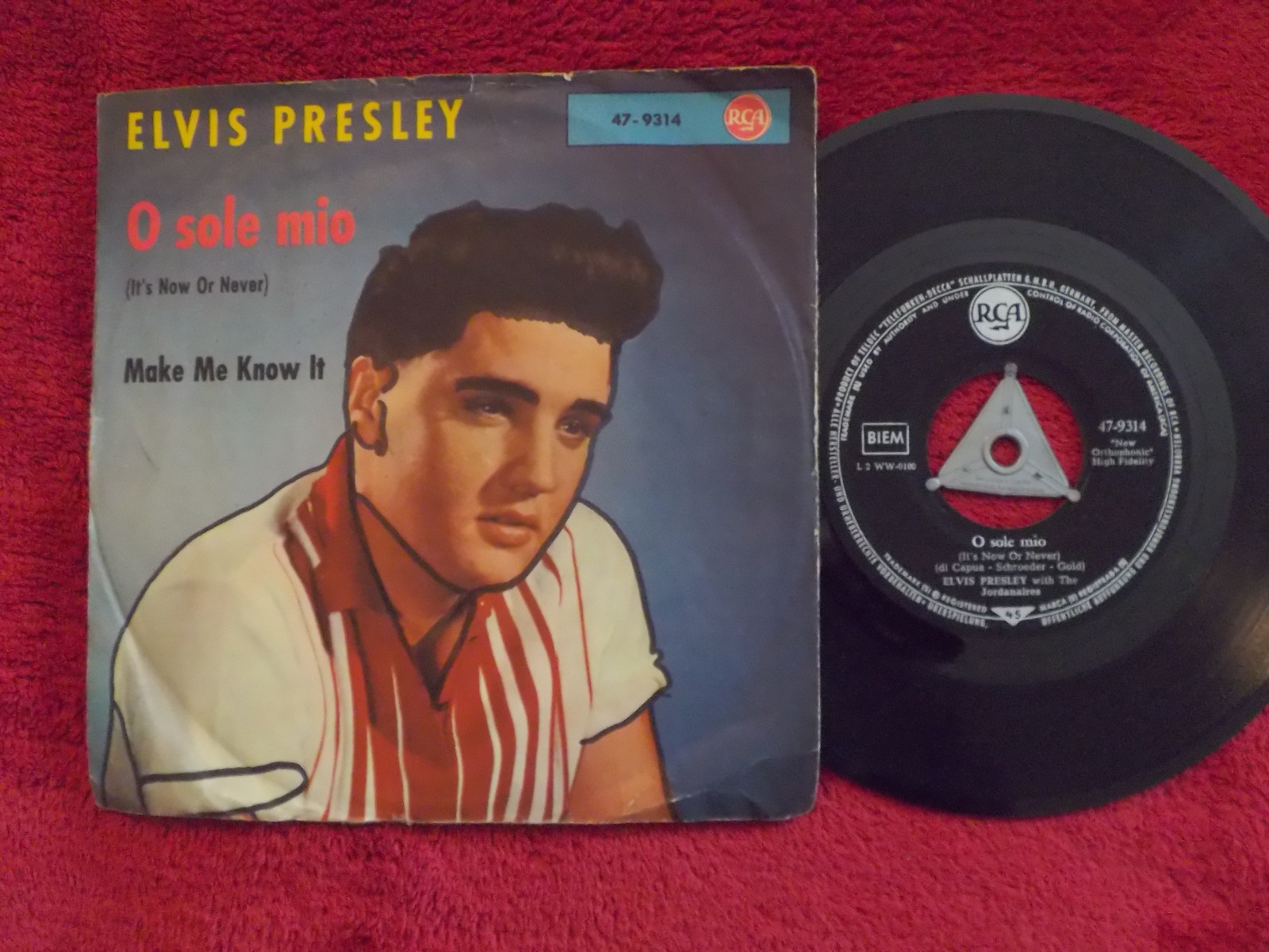 Elvis Presley – O sole mio (It´s now or never) / Make me know it · RCA · 45-9314?