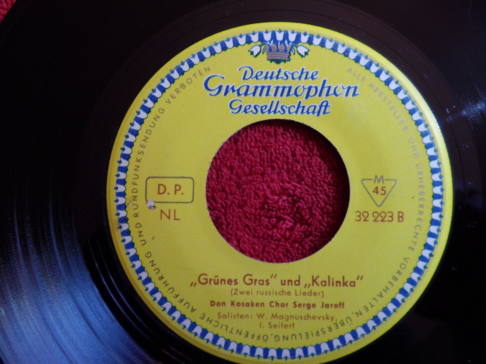 Don Kosaken Chor Serge Jaroff – Schwarze Augen / Grünes Gras und Kalinka (Single), Bild 2