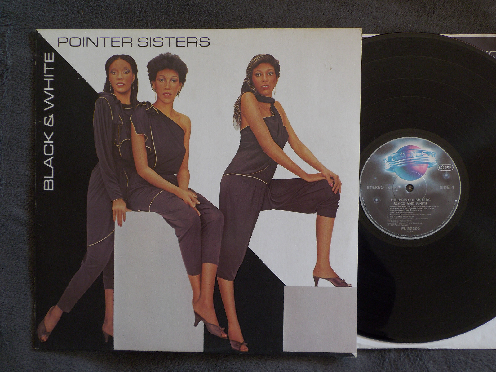 Pointer Sisters – Black & white (LP, Planet Records, PL 52 300, Deutschland, 1981)