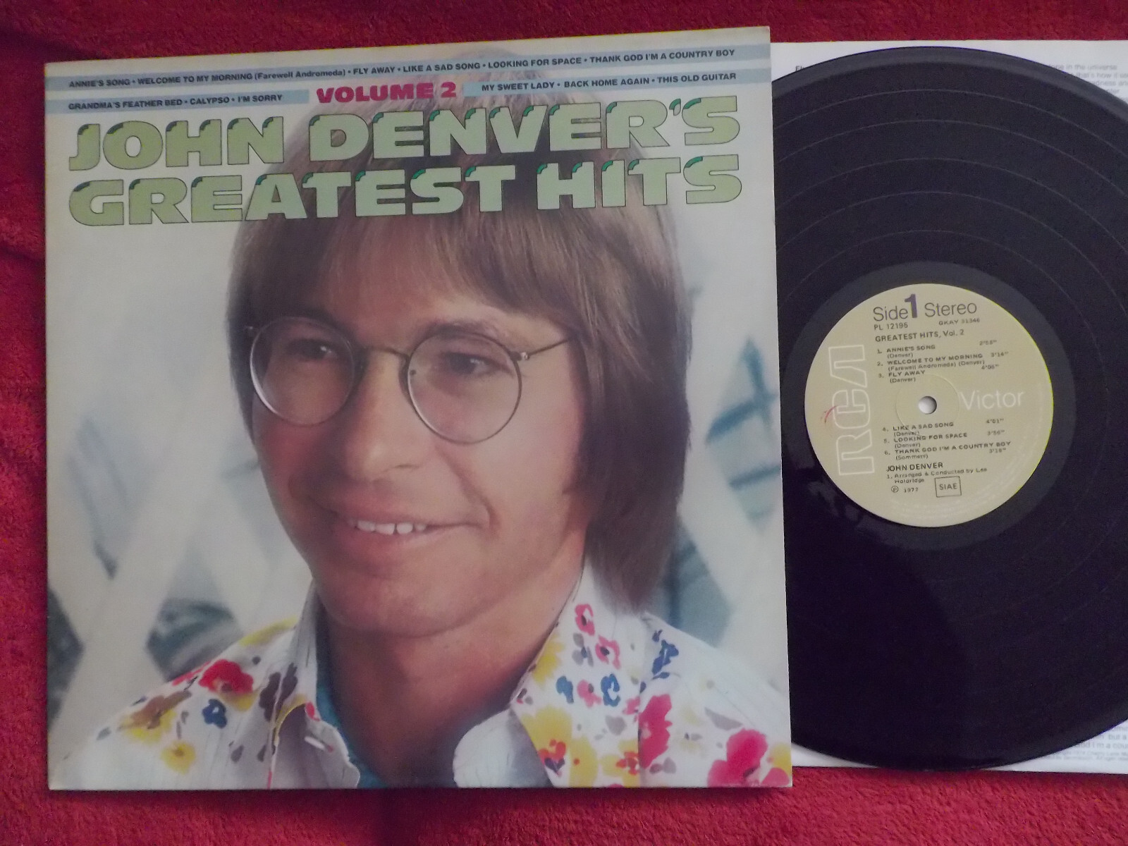 John Denver – John Denver´s Greatest Hits (LP, RCA Records, Italien, 1977)