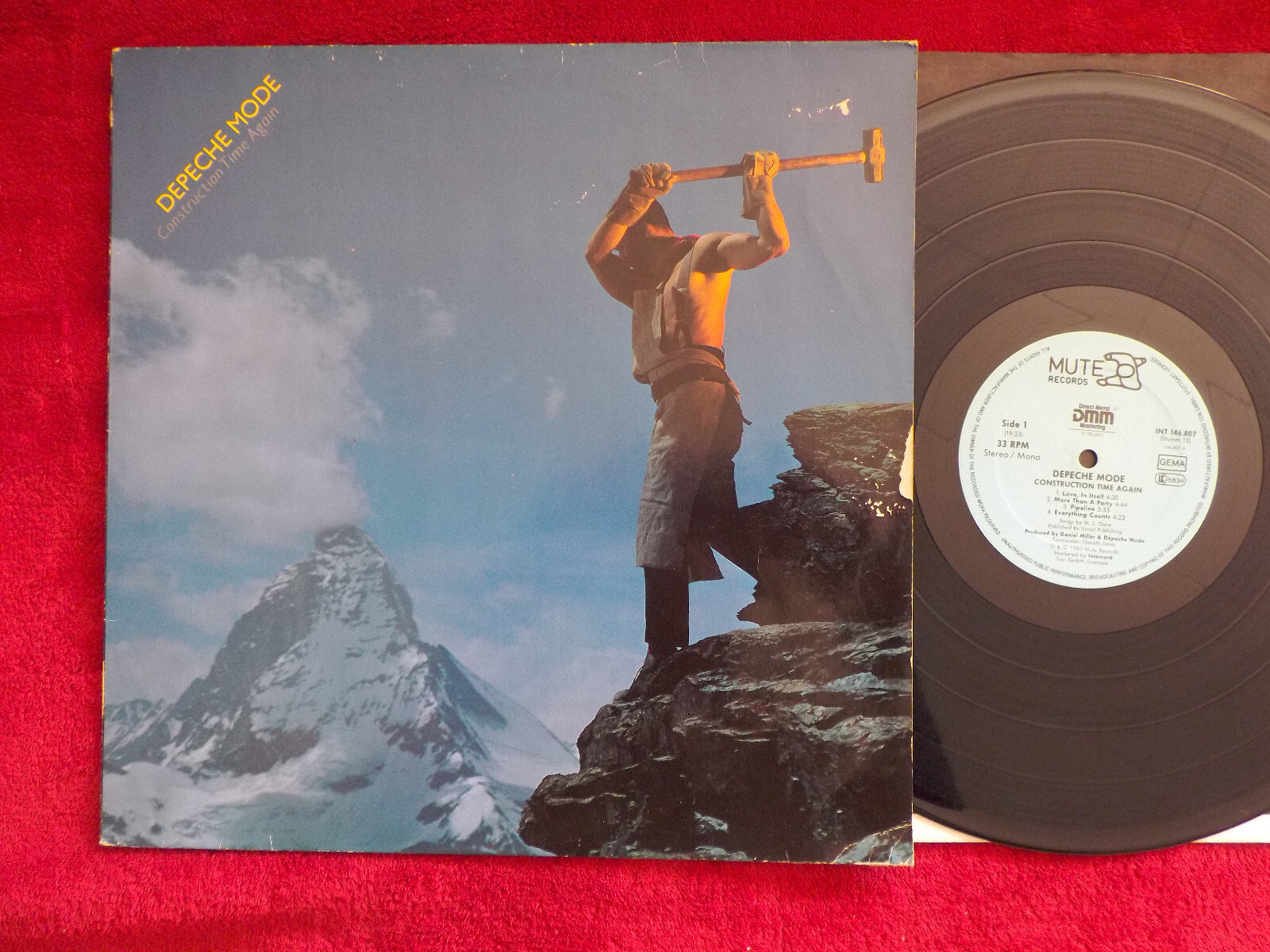Depeche Mode – Construction time again (LP, Mute Records, INT 146.807, Deutschland, 1983)