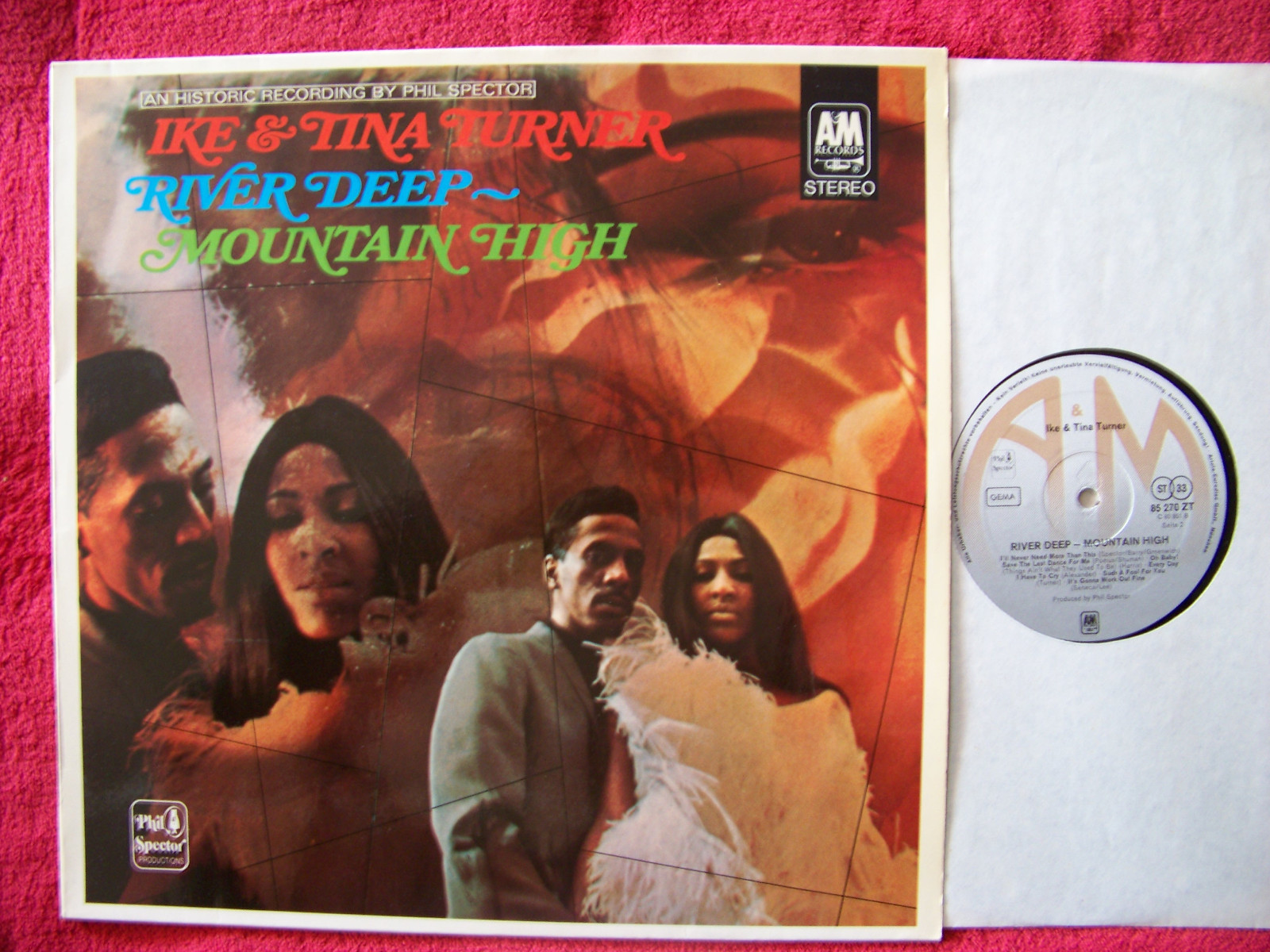 Ike & Tina Turner – River Deep - Mountain High | LP, A & M Records, 85 270 ZT