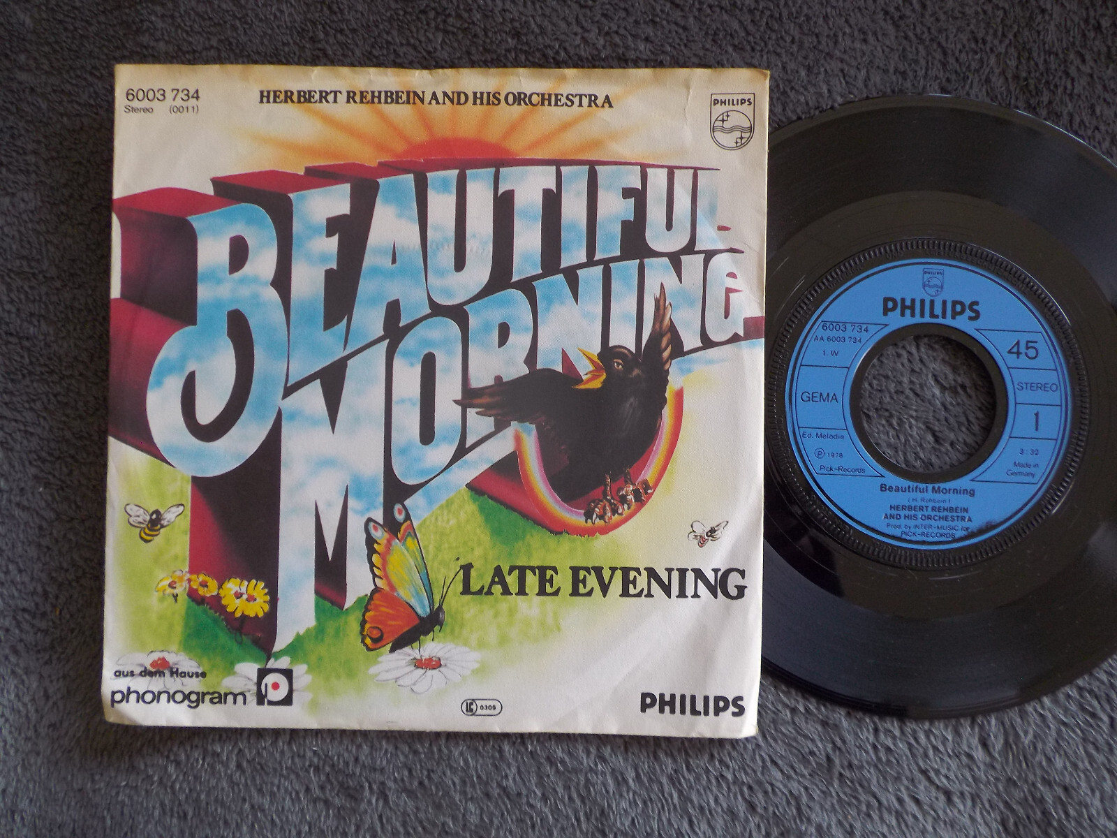 Herbert Rehbein – Beautiful morning / Late evening (Philips Records, 1978)