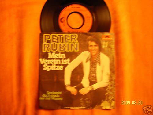 Peter Rubin – Mein Verein ist Spitze / Der kocht doch auch nur mit Wasser (Single)