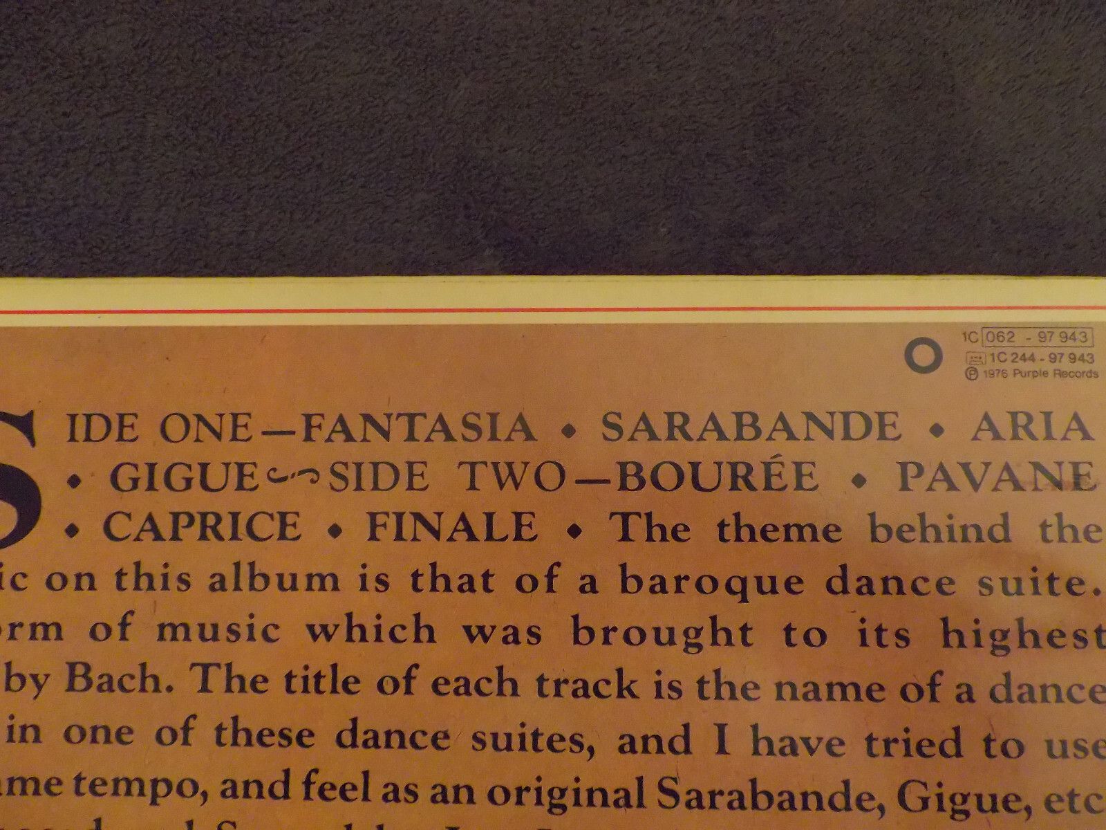 Jon Lord – Sarabande | HörZu Records, LP, Deutschland 1976, Bild 5