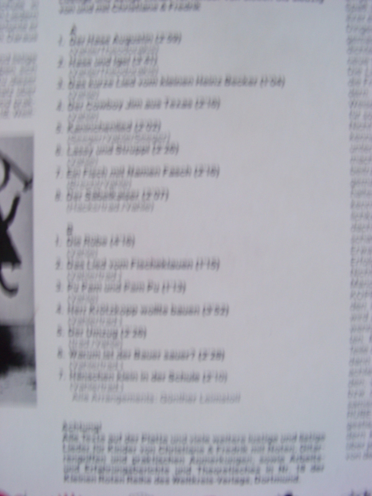 Christiane und Fredrik – Die Rübe (LP), Bild 3