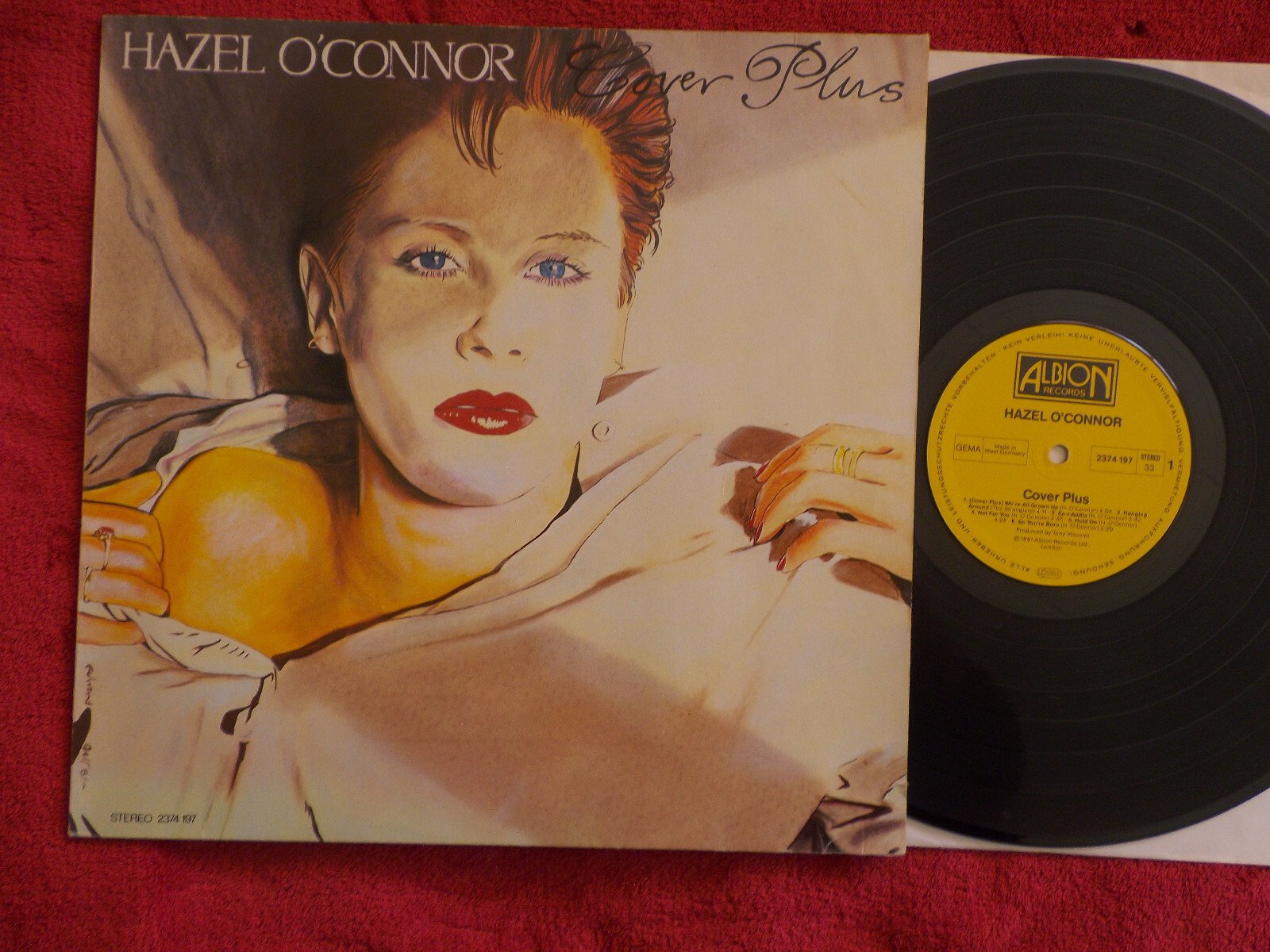 Hazel O´ Connor – Cover plus | Albion Records, LP, Deutschland 1981