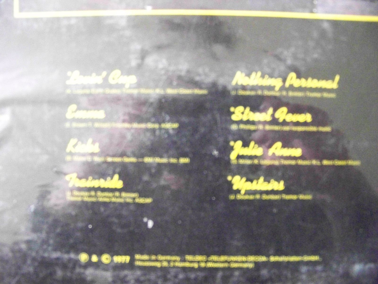 Earth Quake – Leveled (LP, Beserkley Records, 1977), Bild 2