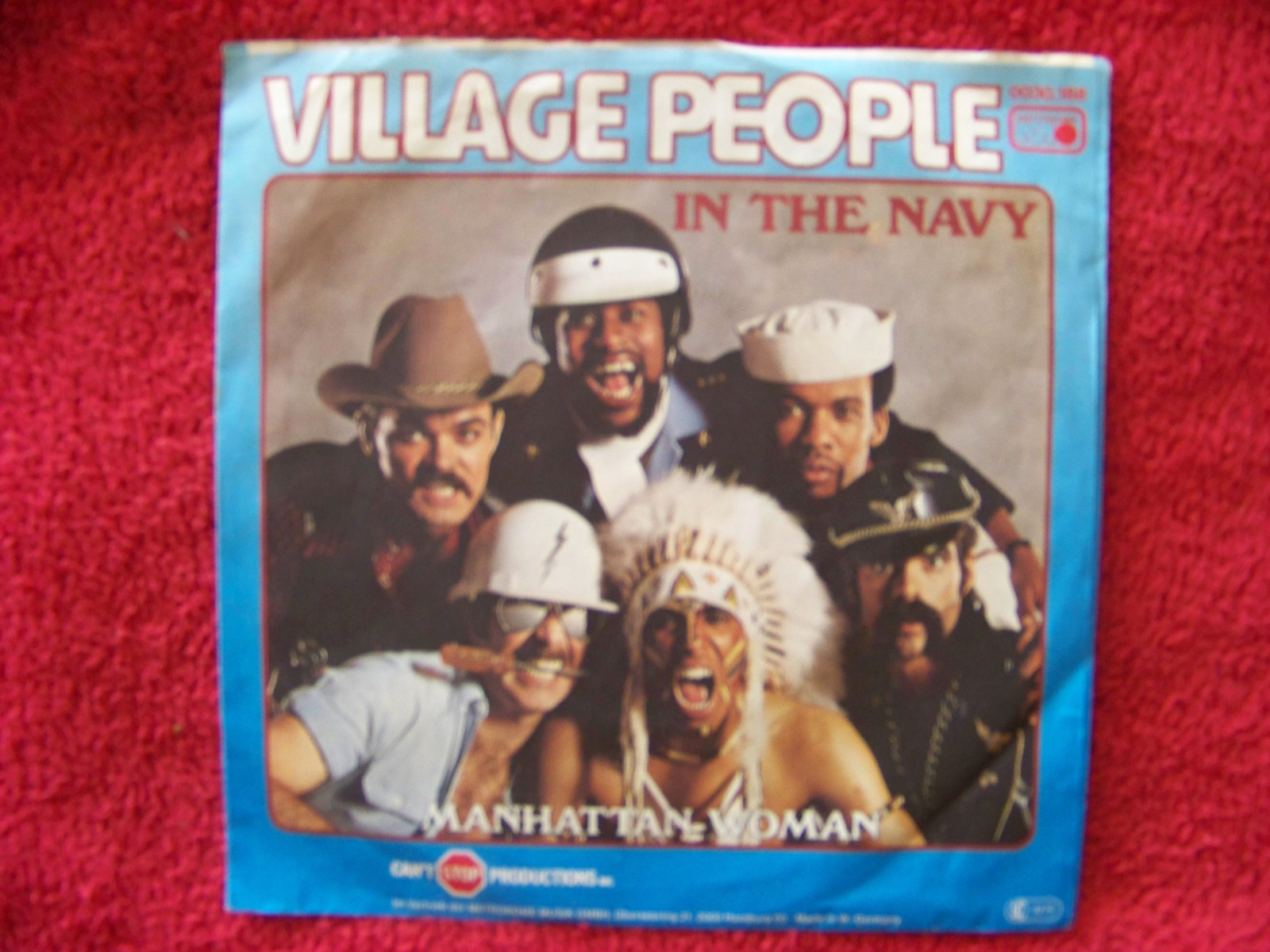 Village People – In the navy / Manhattan woman | Metronome Records 0030.168, Bild 2