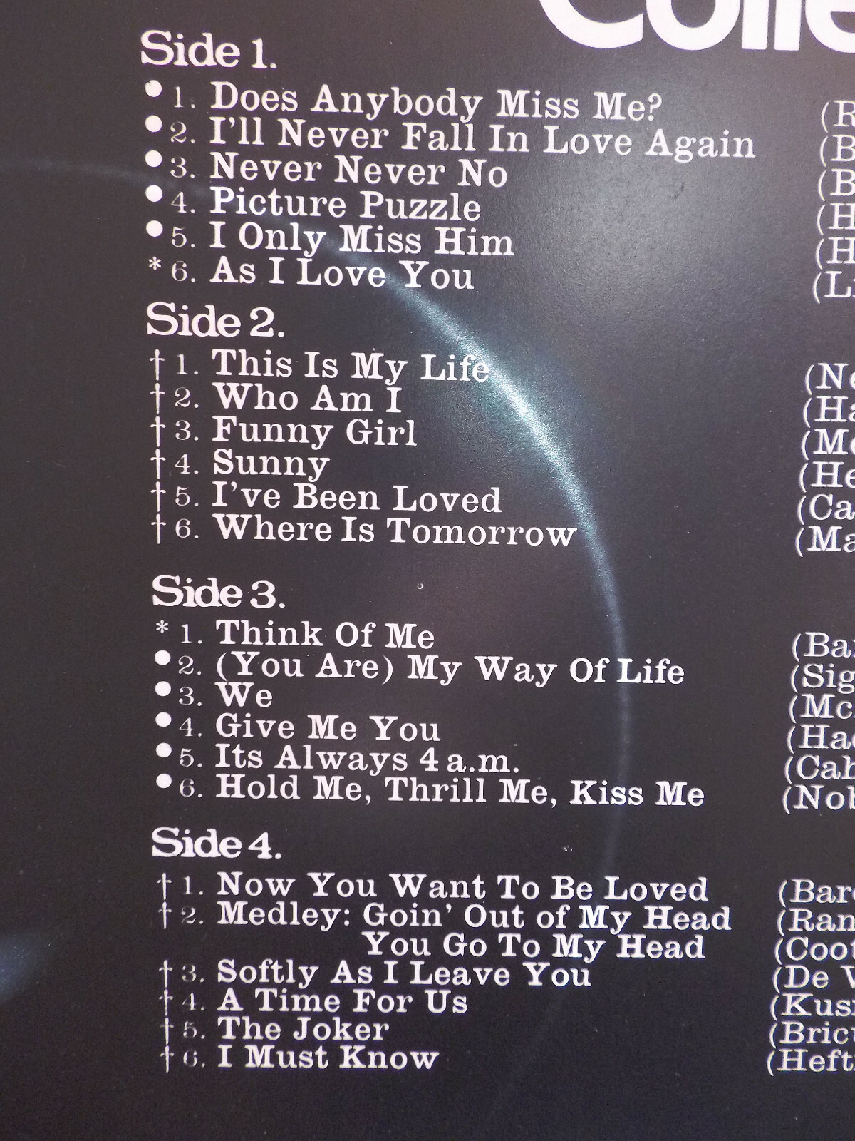 Shirley Bassey – The Shirley Bassey Collection | UA Records D-LP, Bild 4