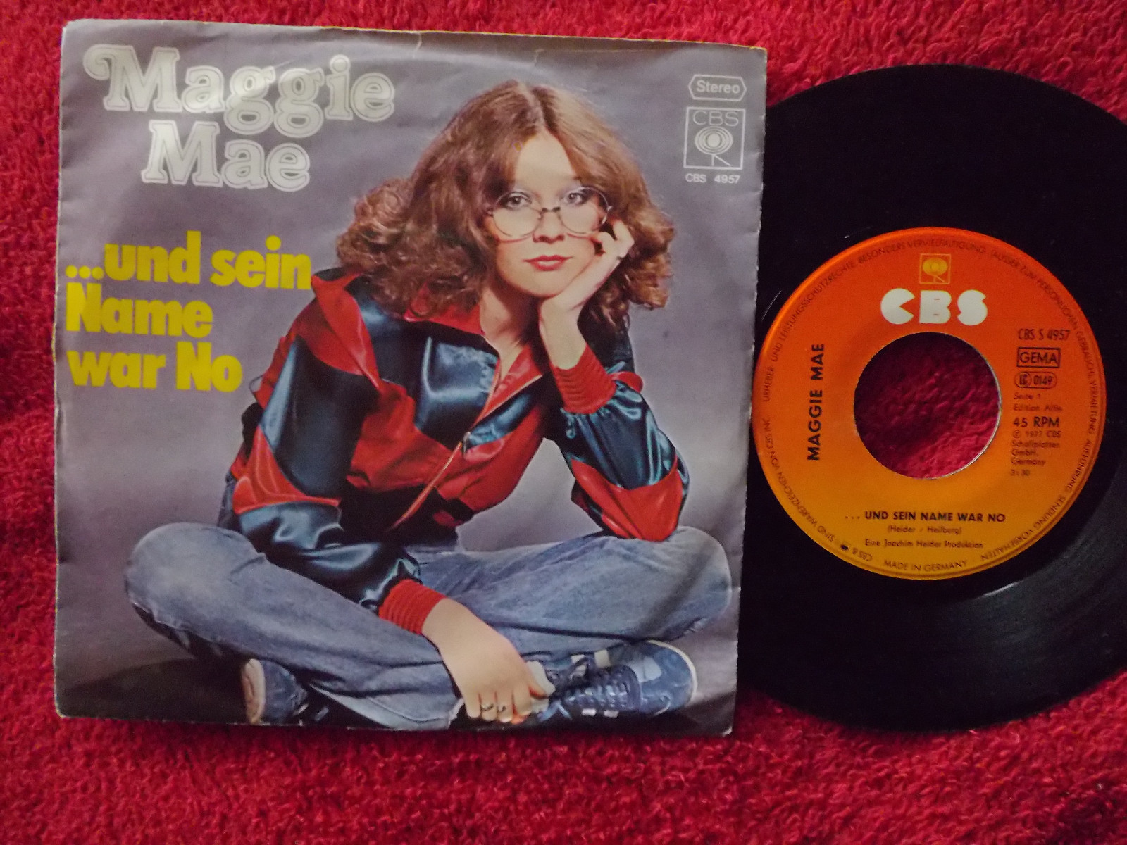 Maggie Mae – .. und sein Name war No / Dann bist du allein mit ihm | CBS Records S 4957