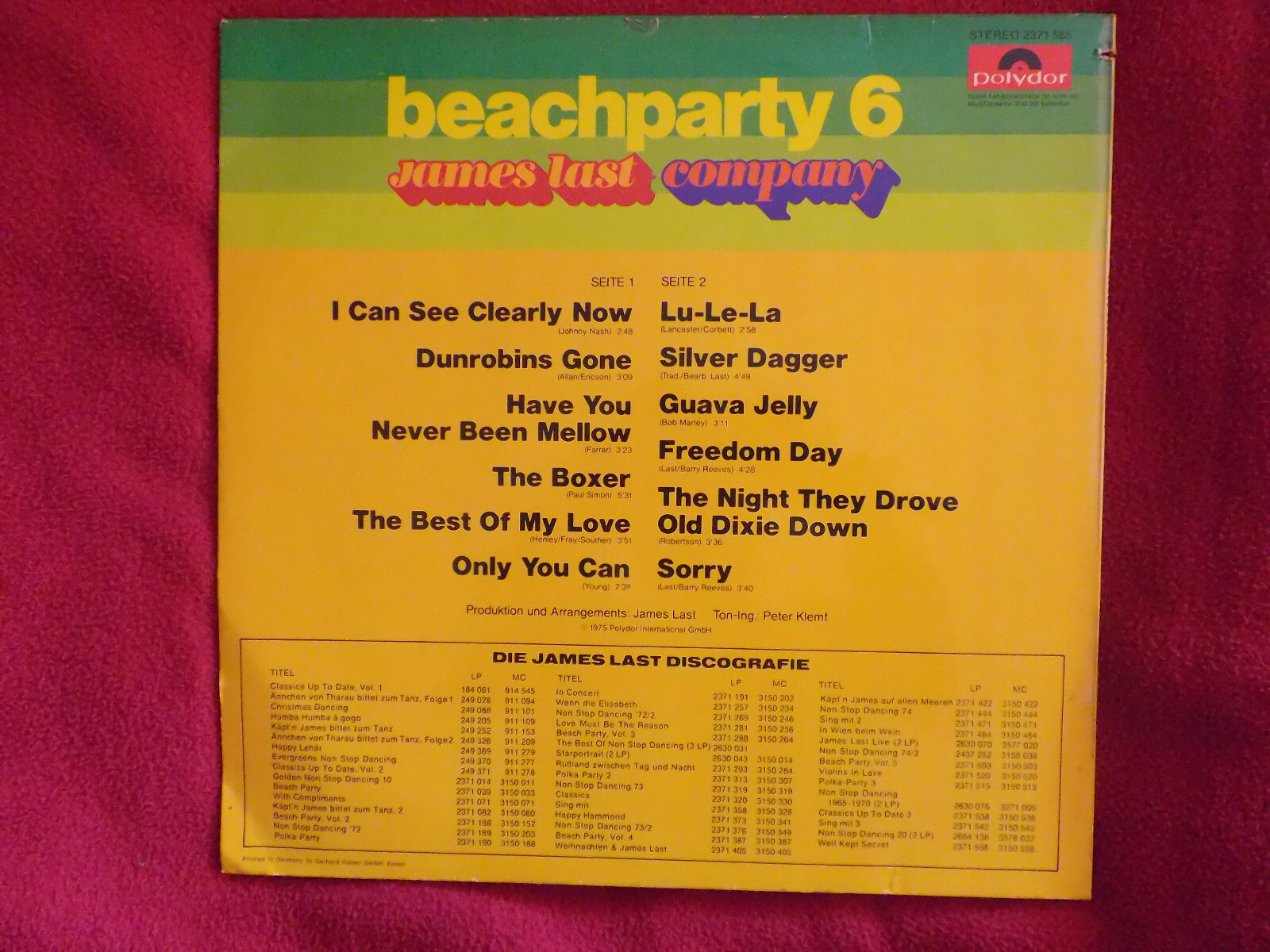 James Last – Beach Party 6 | Polydor LP, Bild 2