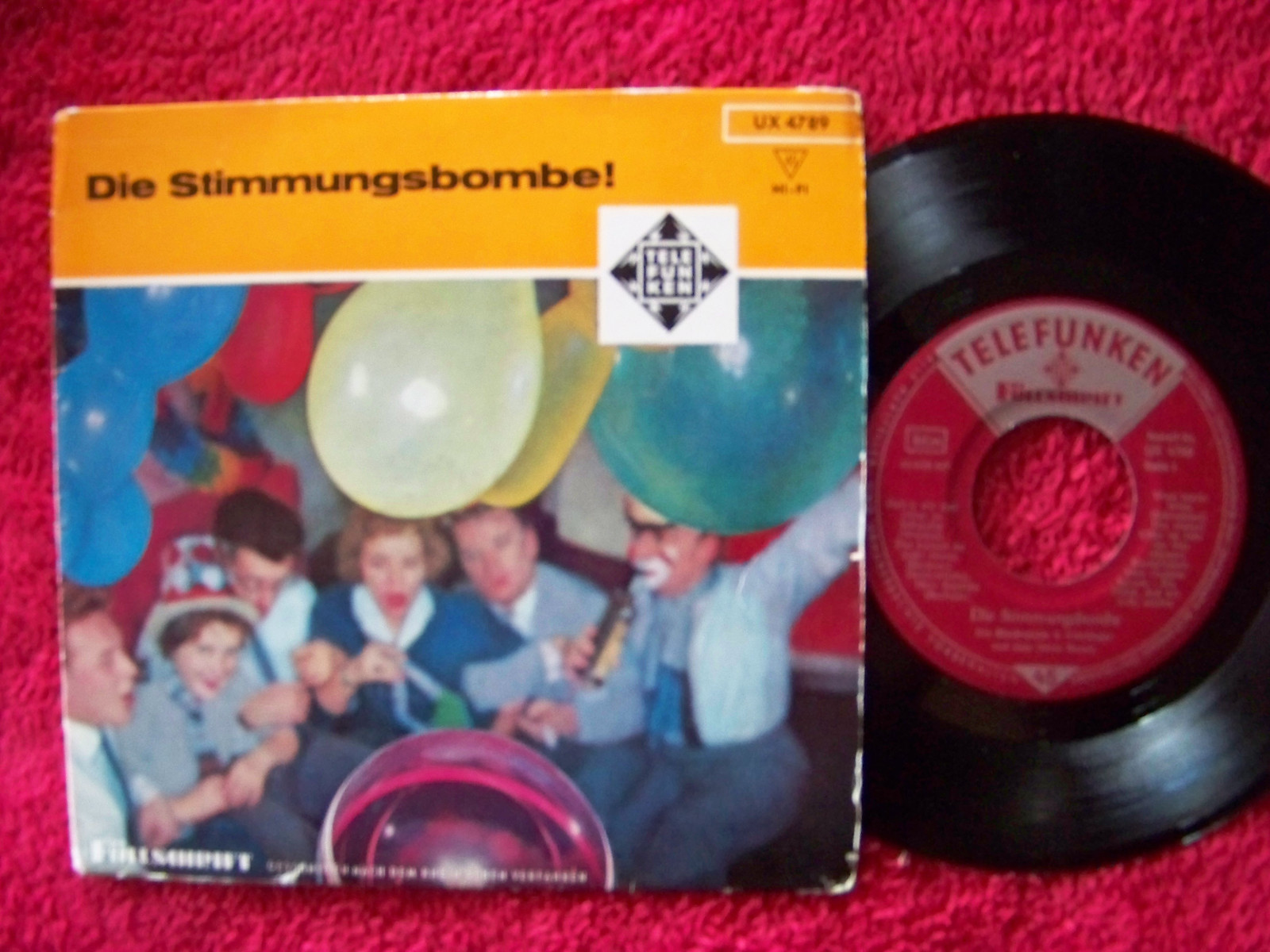 Die Blaskapelle S. Vierlinger und eine fidele Runde – Die Stimmungsbombe! (Telefunken, Single)