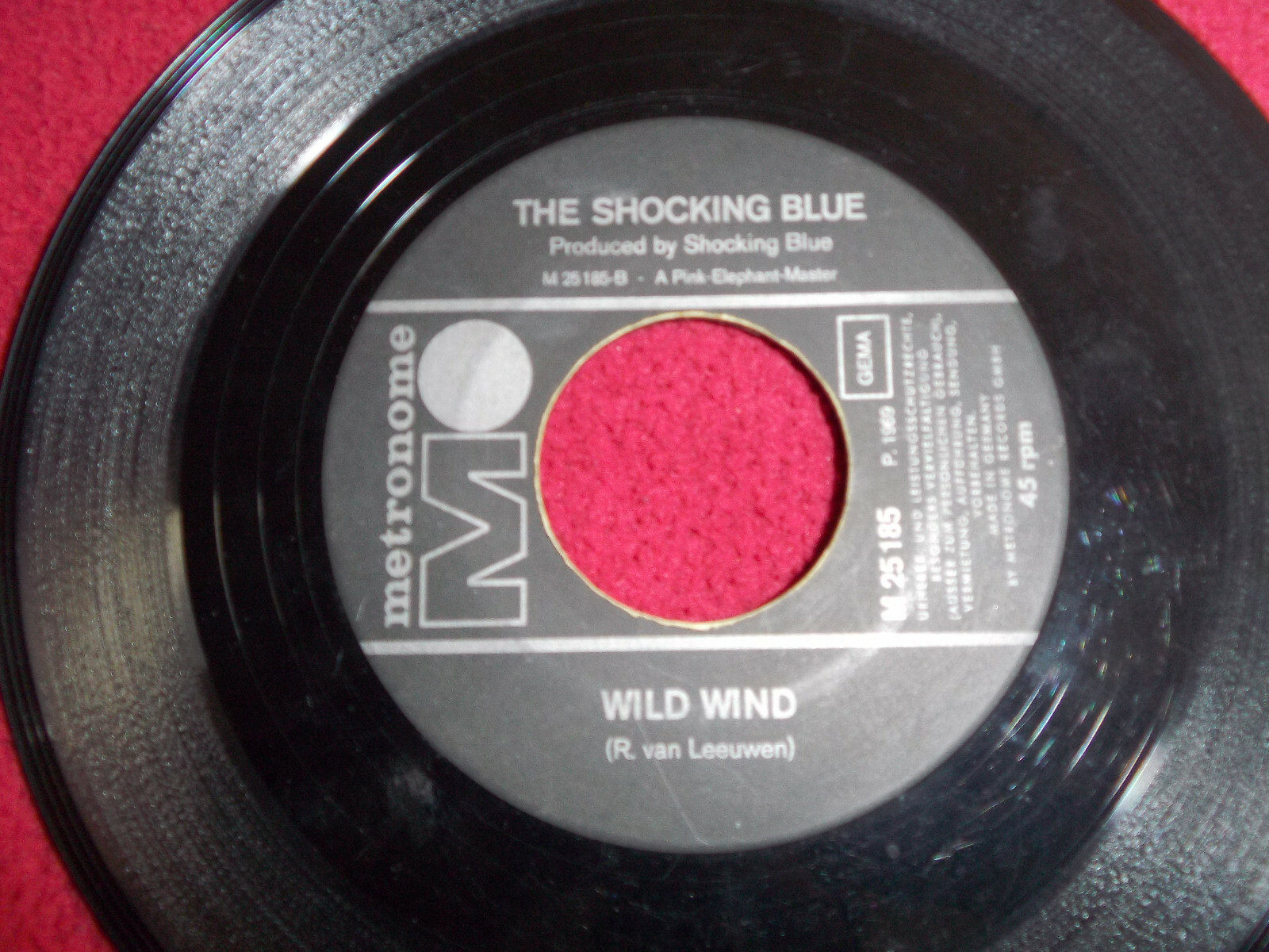Shocking Blue – Mighty Joe / Wild Wind (7″-Single, Metronome, 1969), Bild 2