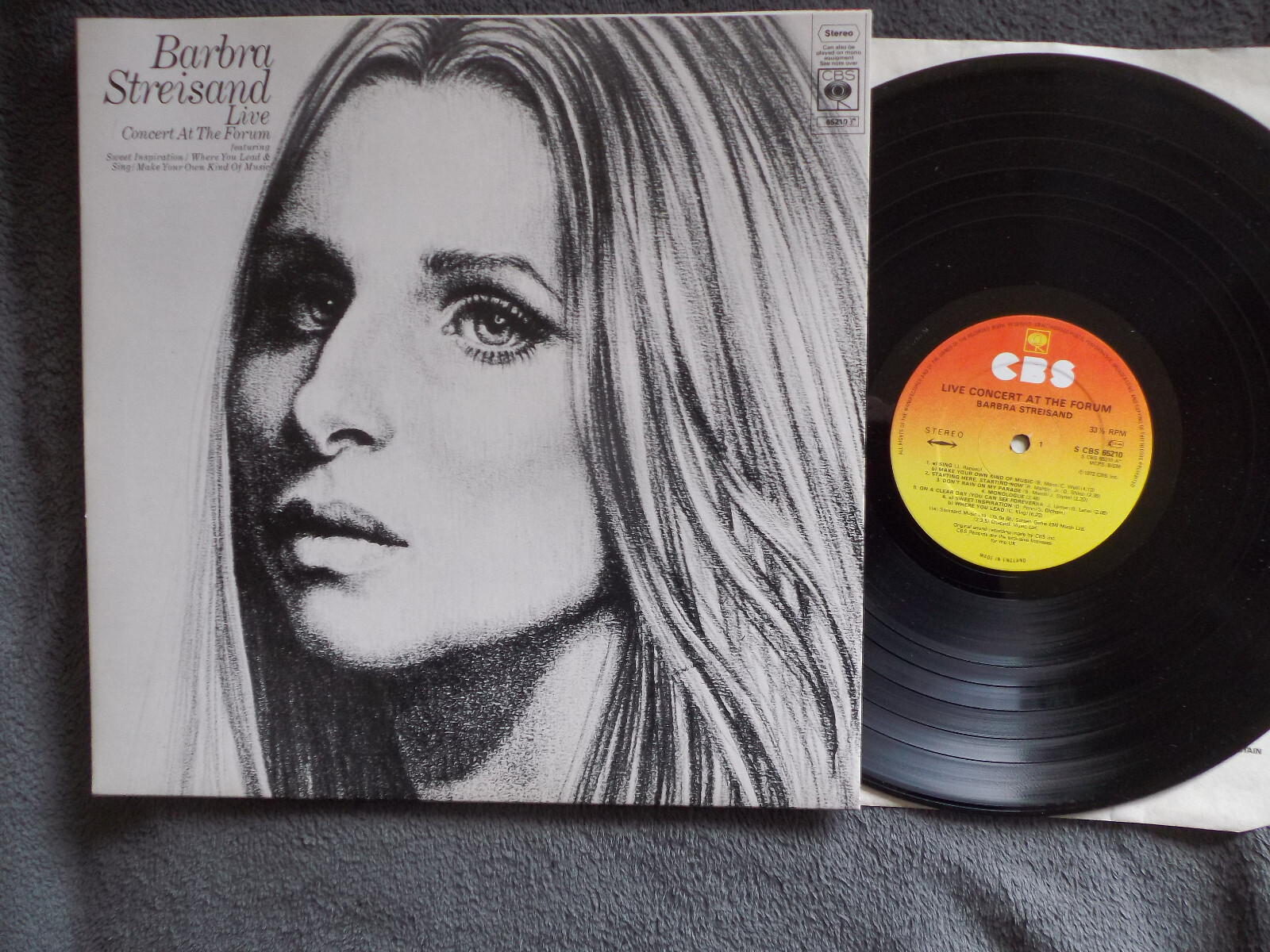 Barbra Streisand – Live (Concert at the Forum) | CBS Records, LP, 1972
