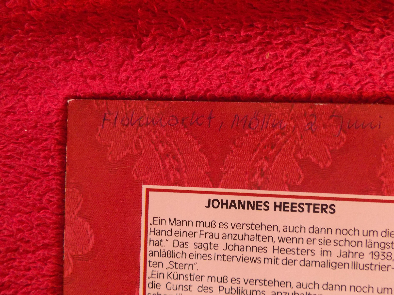 Johannes Heesters – Die großen Erfolge von gestern (Ariola LP), Bild 4