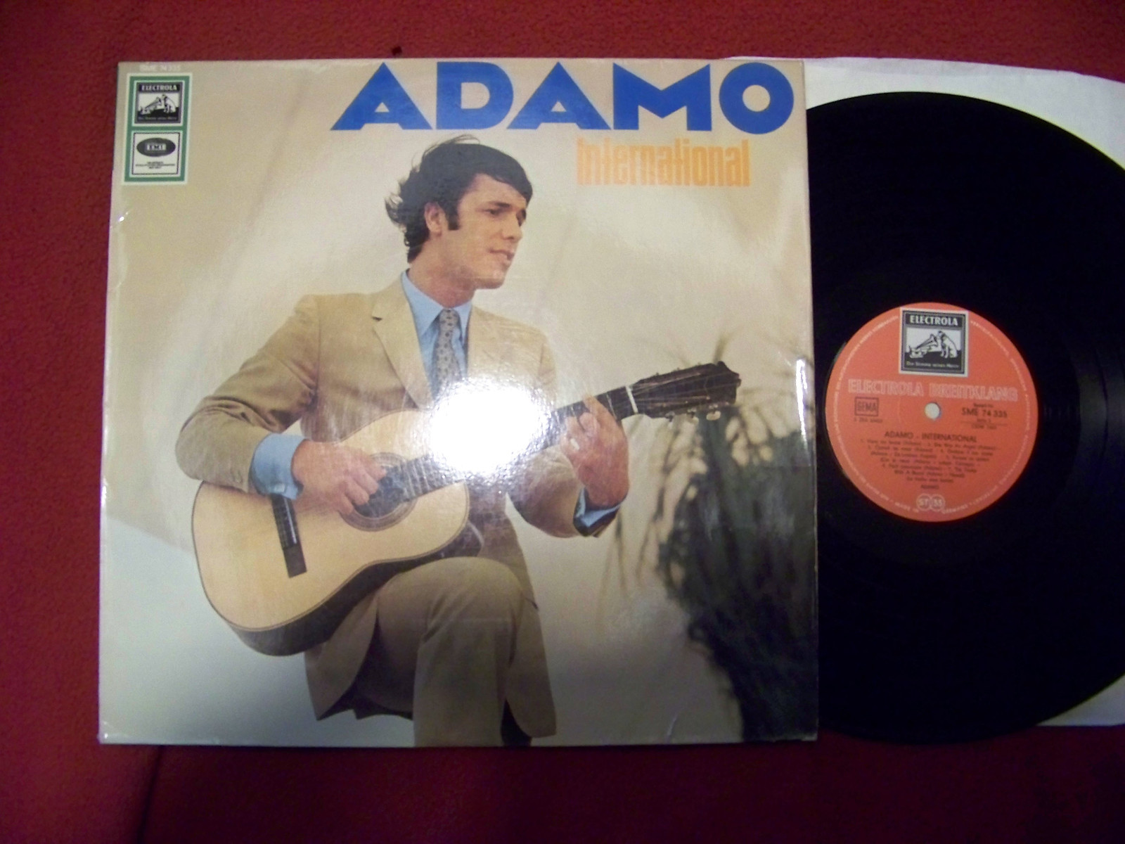 Adamo – International | Electrola Breitklang LP