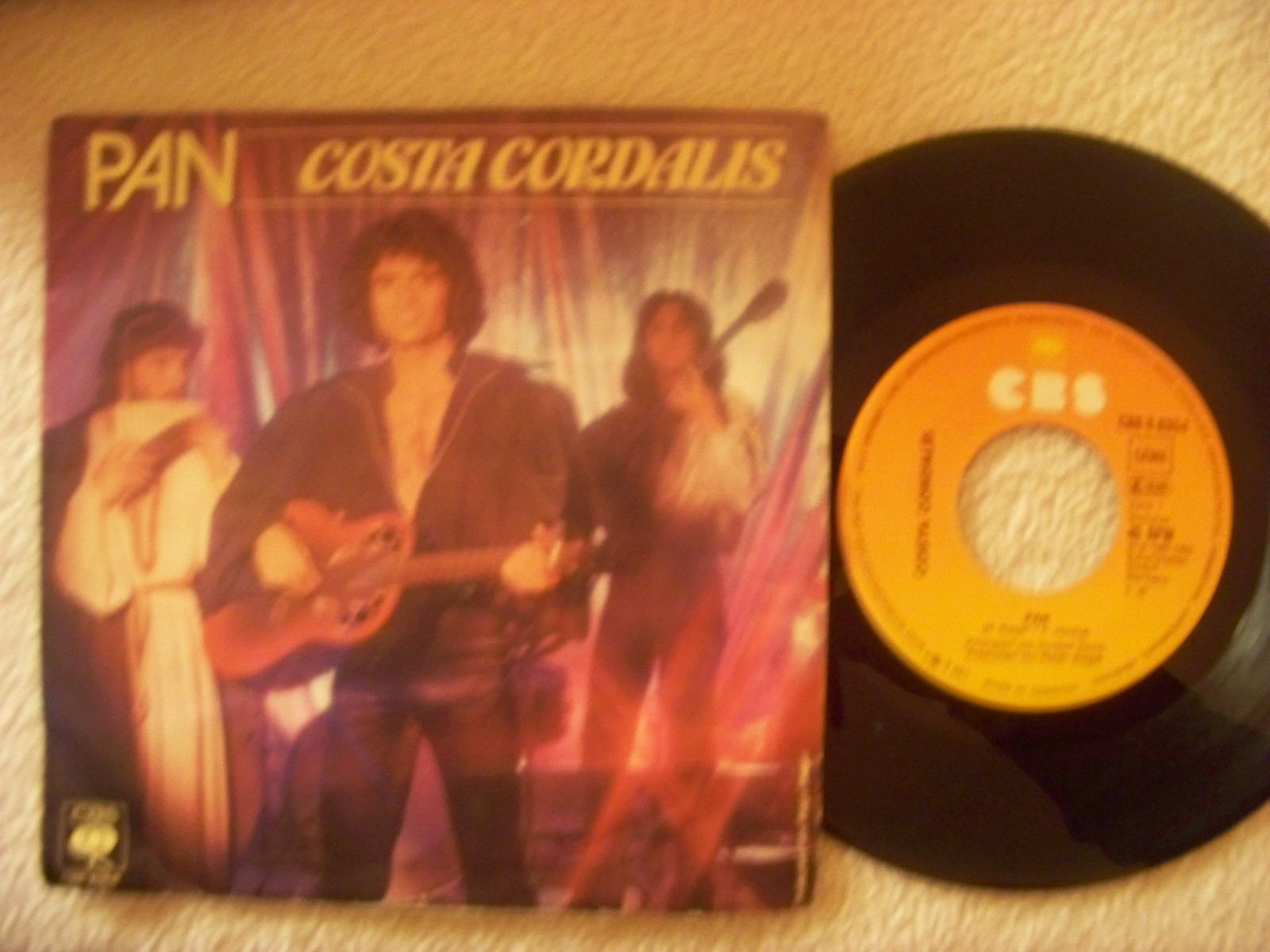 Costa Cordalis – Pan / Wilde Rose von Piräus | CBS Single, 1980