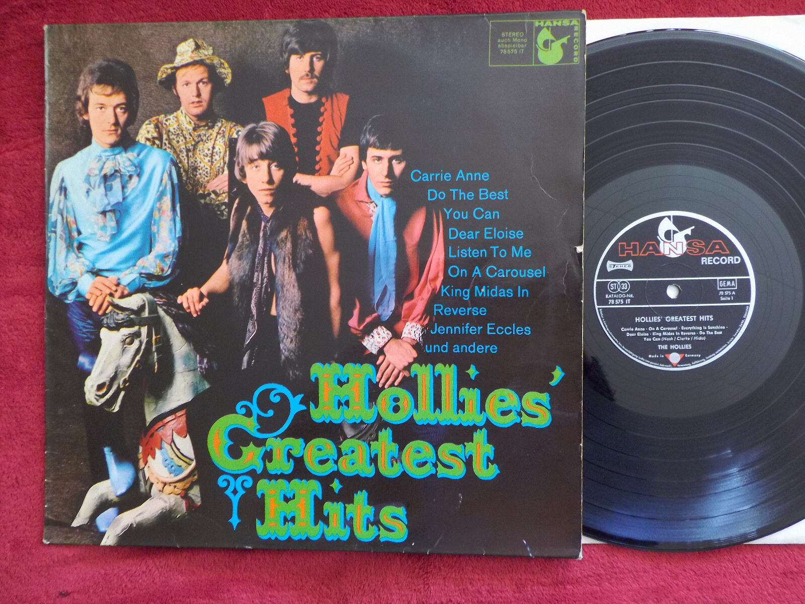 The Hollies – Greatest Hits | Hansa Records, LP, Deutschland 1968