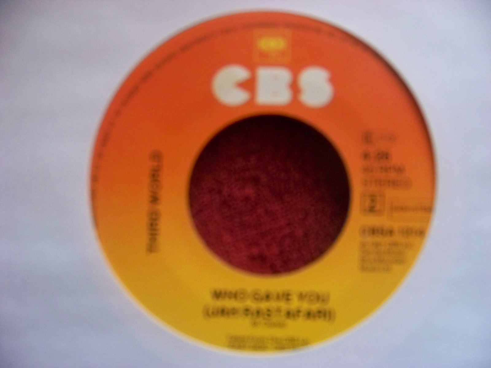 Third World – Dancing on the Floor / Who Gave You (CBS Records, CBSA 1214, 1981), Bild 2