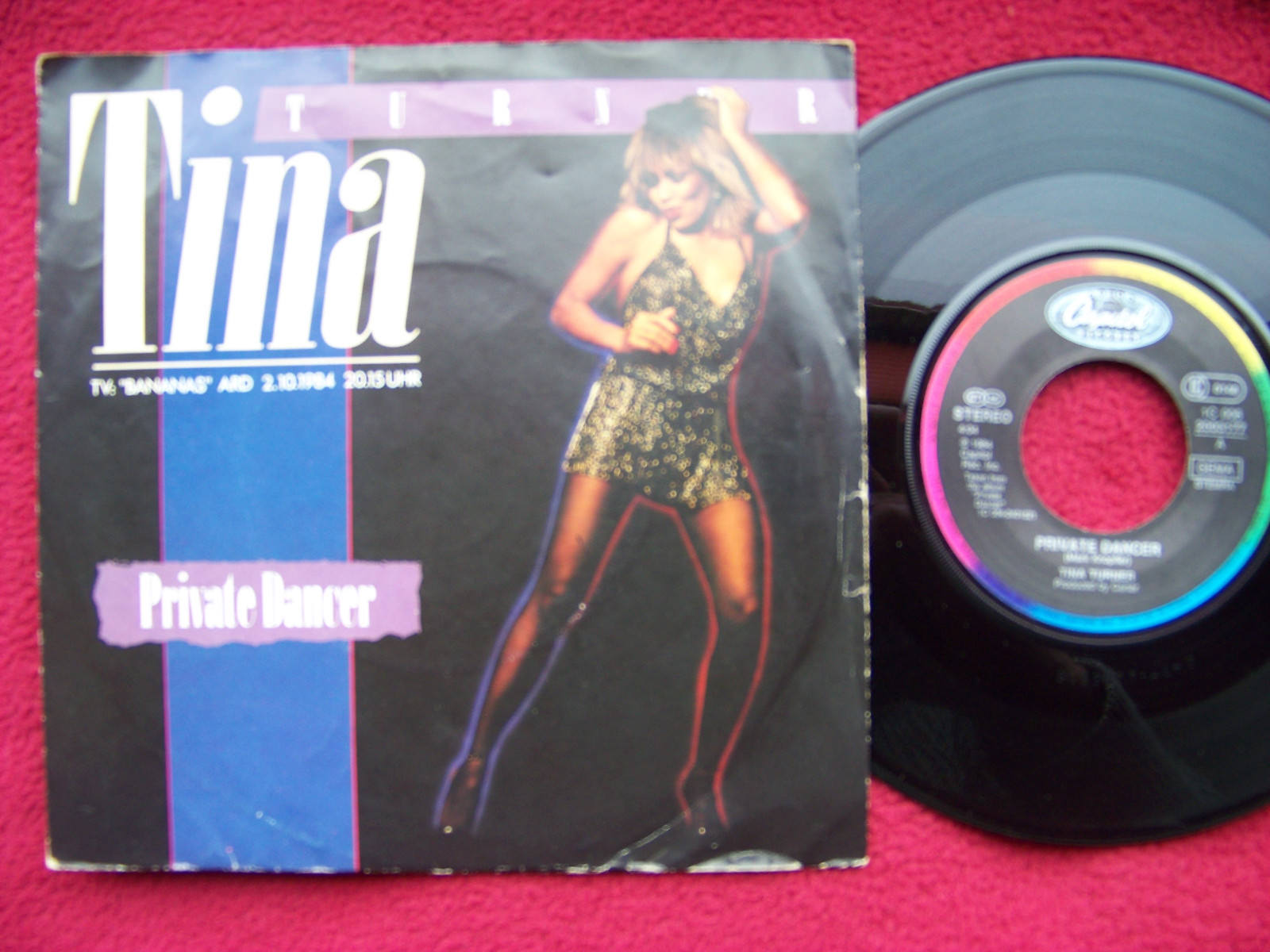 Tina Turner – Private Dancer / Keep Your Hands Off My Baby (Single, Capitol Records)