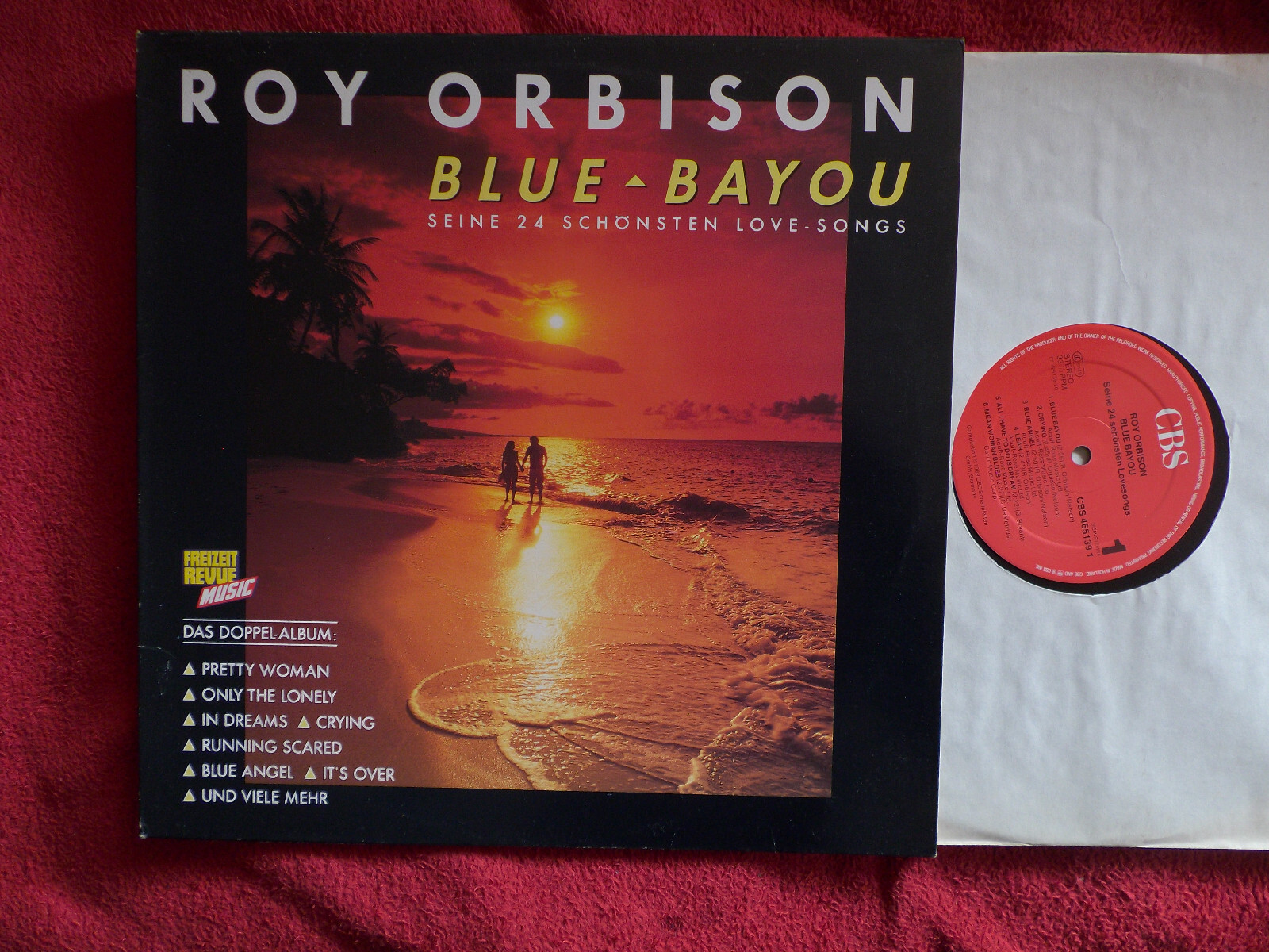Roy Orbison – Blue Bayou: Seine 24 schönsten Love-Songs (Doppel-LP, CBS Records, 1989)
