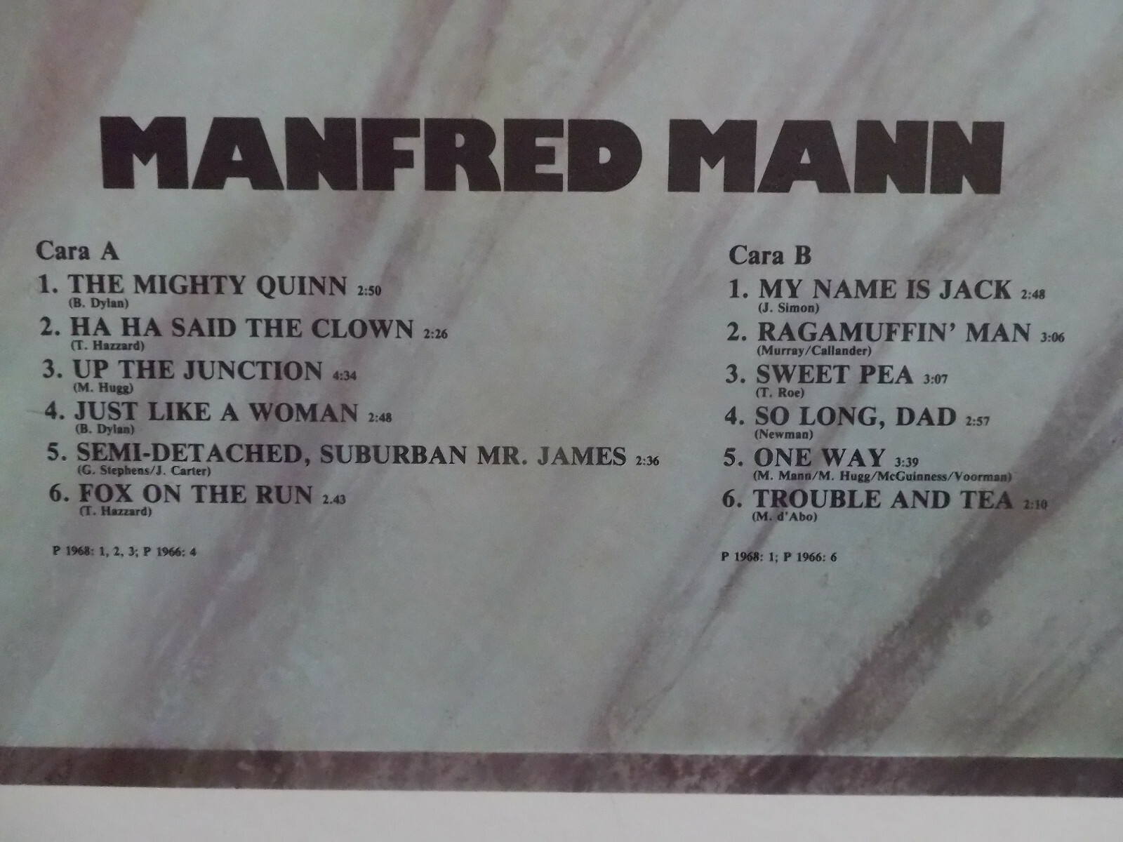 Manfred Mann – Historia de la Musica Rock 16 | Philips Records, Bild 3