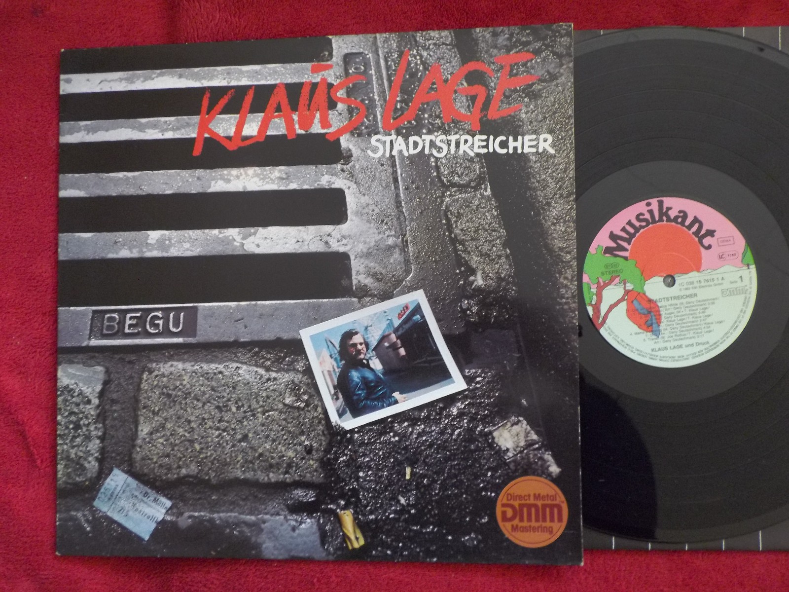 Klaus Lage – Stadtstreicher (LP, Musikant / EMI Records)