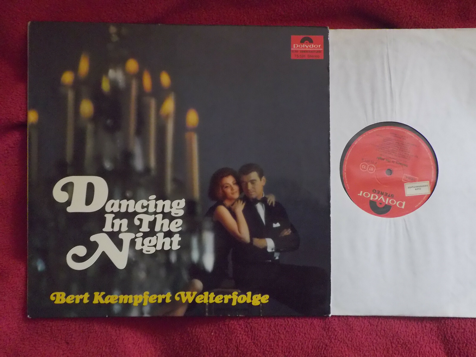 Bert Kaempfert and his Orchestra – Dancing in the night (Polydor Records Club, P 75 591, 1966)