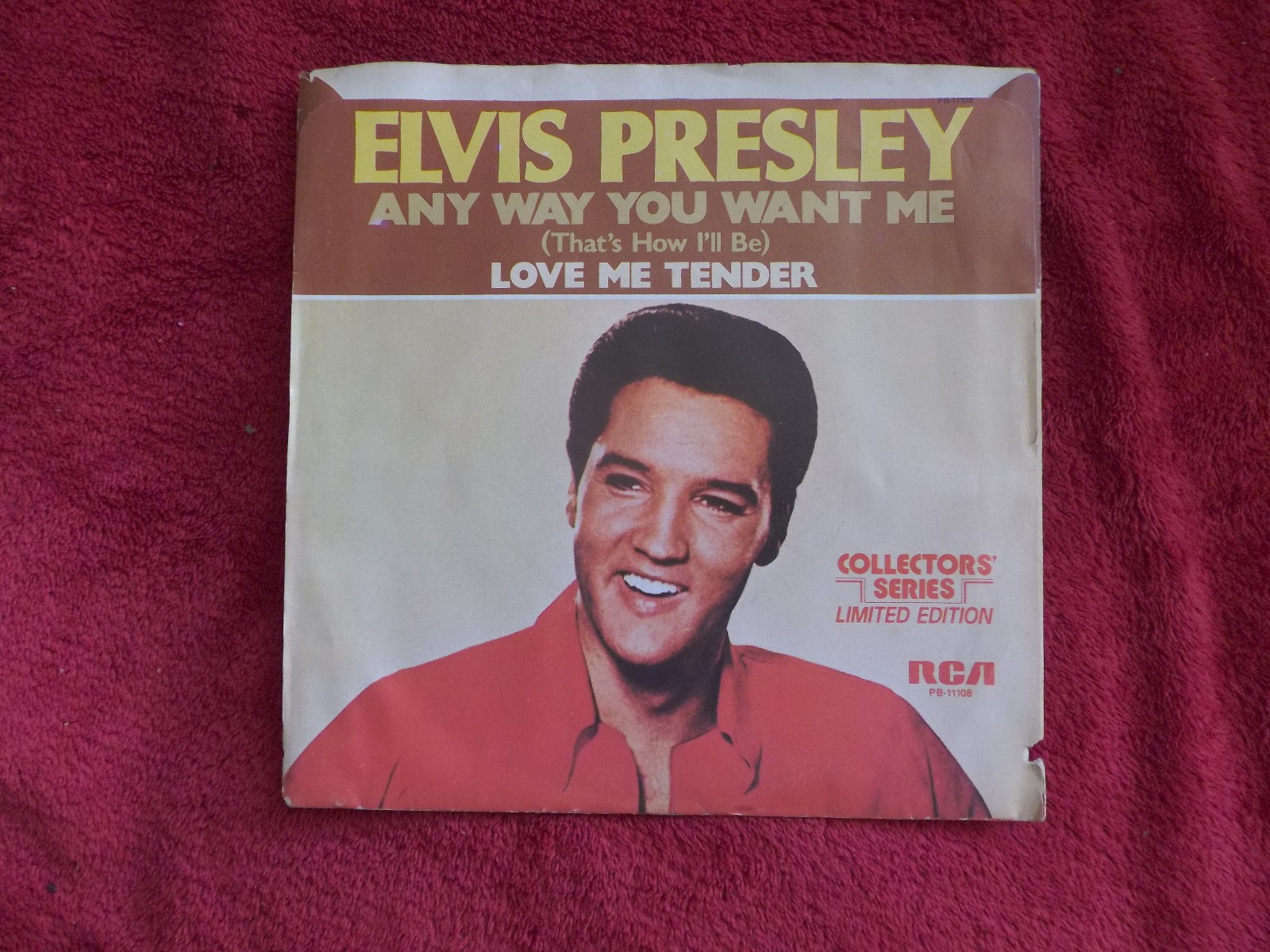 Elvis Presley – Any way you want me / Love me tender (RCA Records, PB-11108), Bild 2