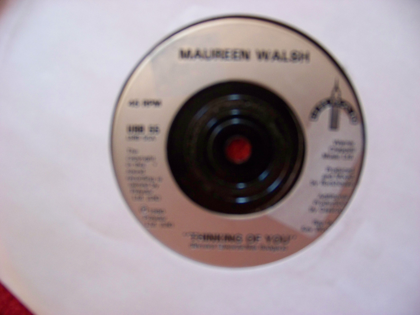 Maureen Walsh – Thinking of you / One chance · Polydor Records · UK-Single