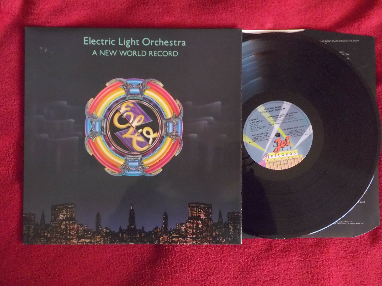 Electric Light Orchestra – A New World Record (LP, Jet Records, UAG 30017, England 1976)
