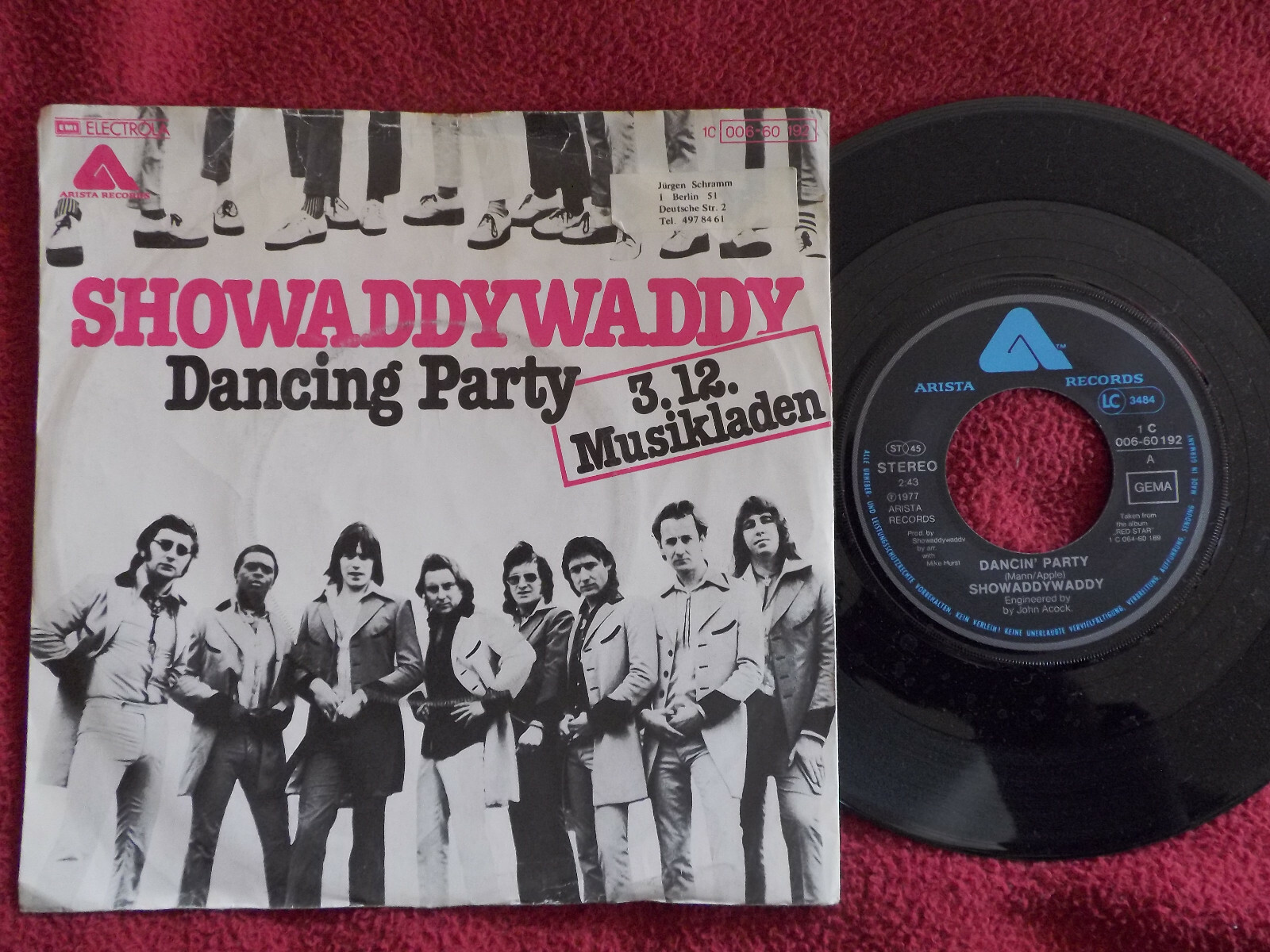 Showaddywaddy – Dancing Party / One of These Days (7″-Single, 1977)
