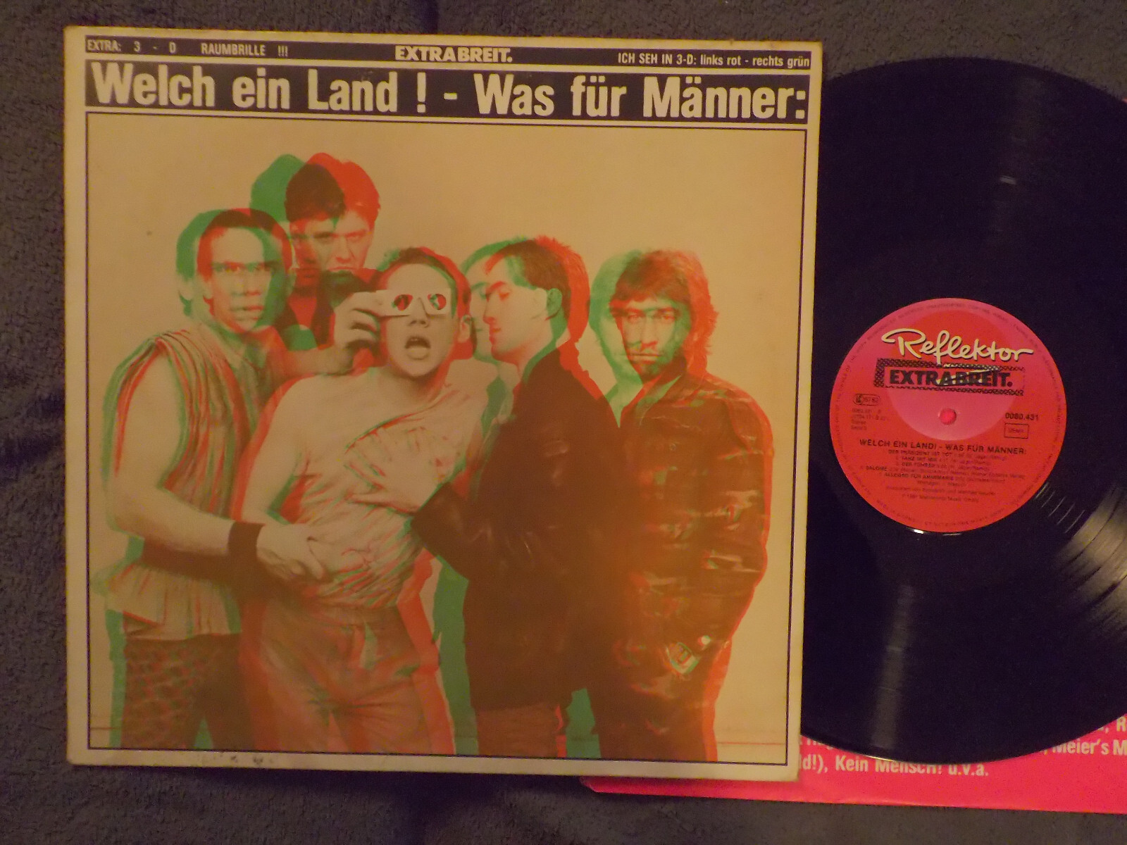 Extrabreit – Welch ein Land ! Was für Männer: | Reflektor Records 0060.431, LP, 1981