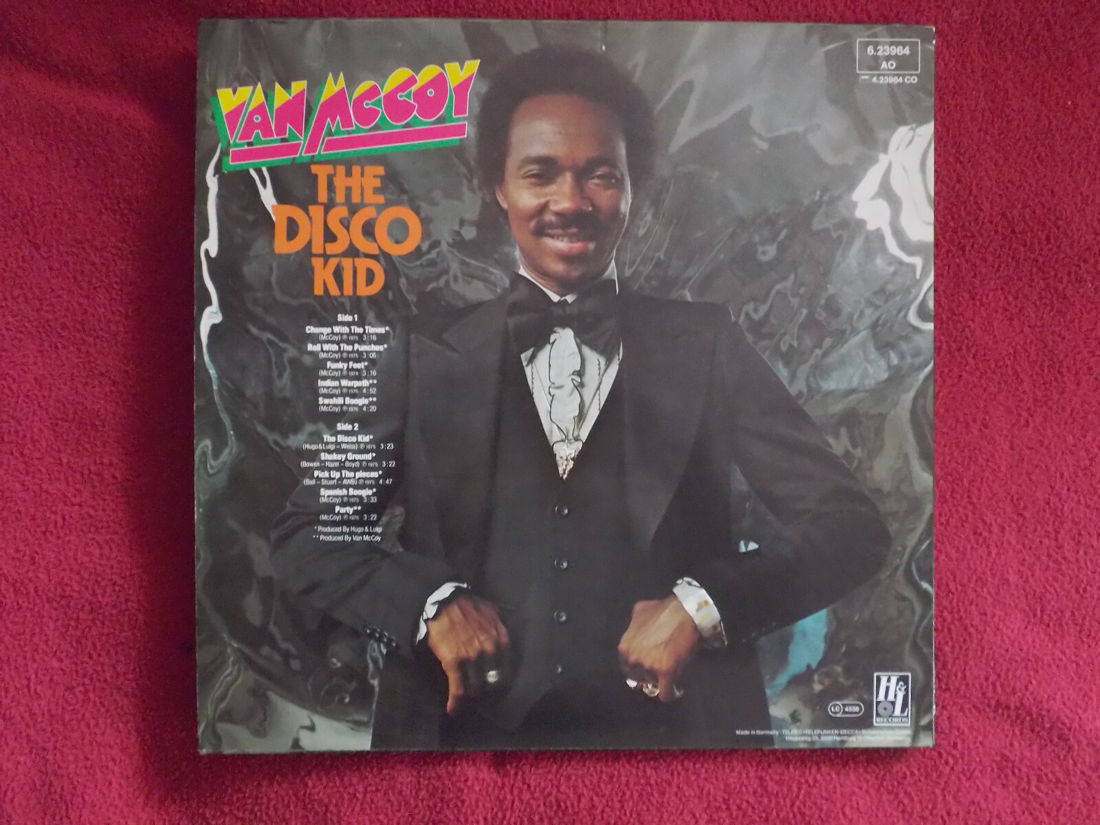 Van McCoy – The Disco Kid (LP, H & L Records, 1979), Bild 2