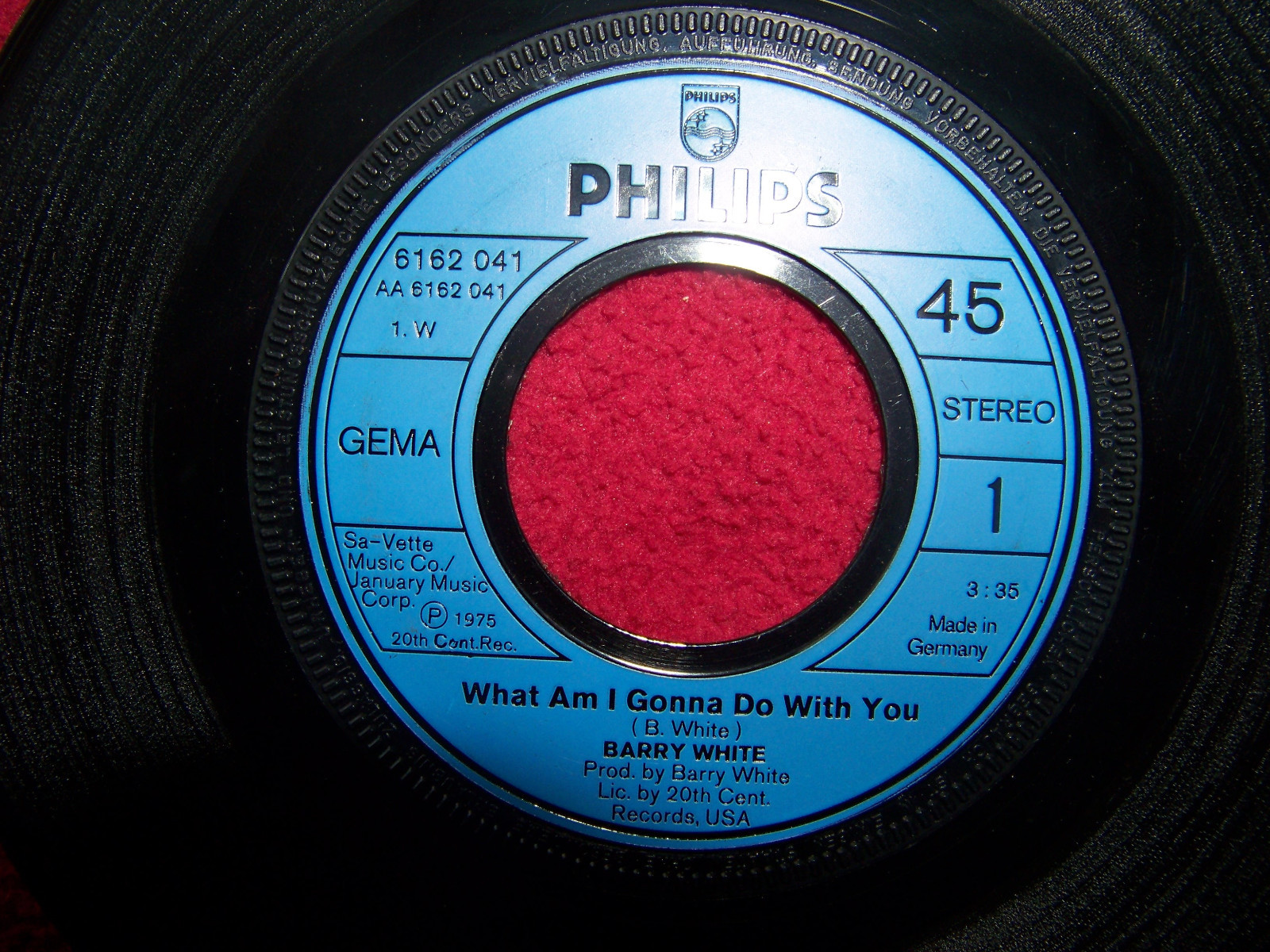 Barry White – What am I gonna do with you (Single, 7″)